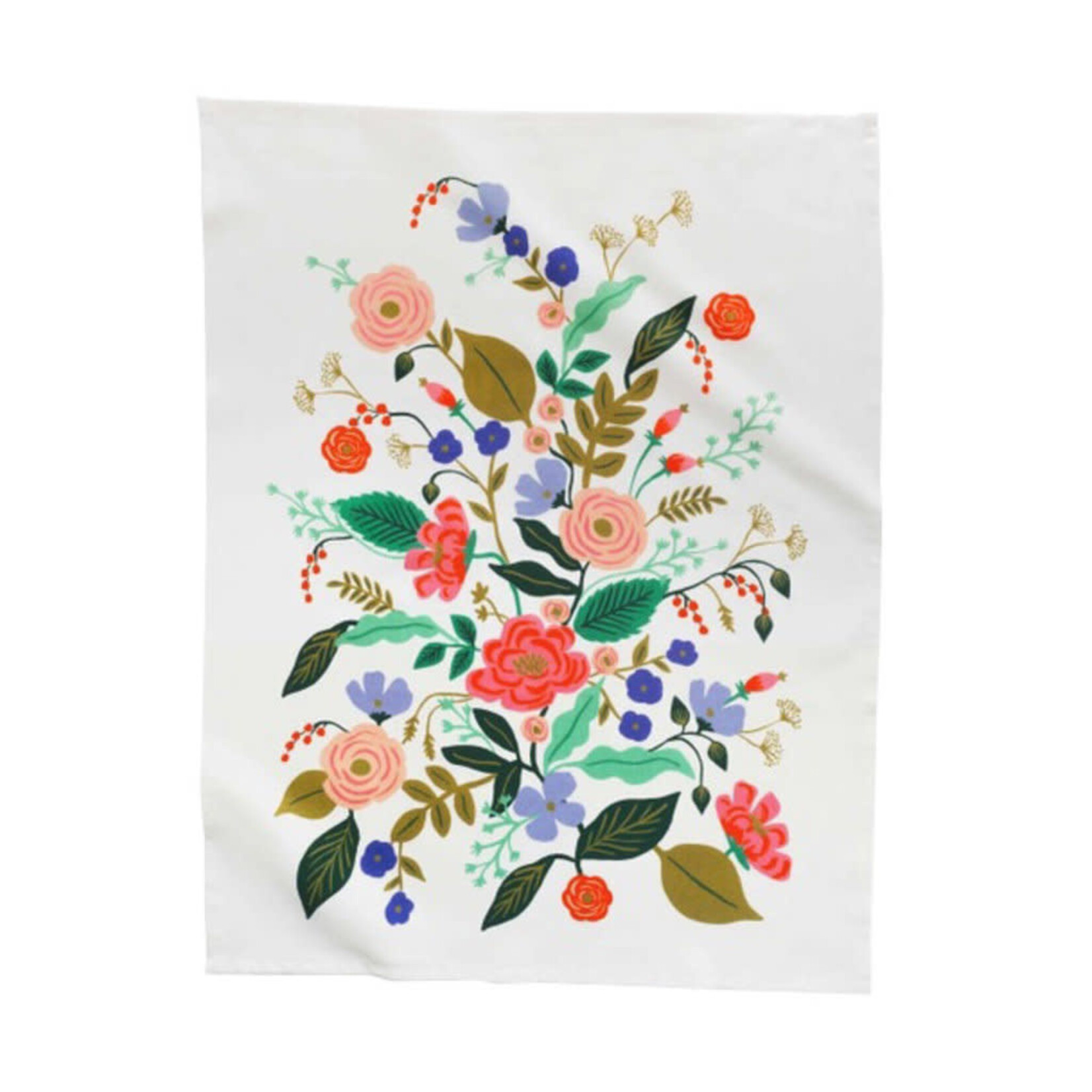 Rifle Paper Co Floral Vines Tea Towel