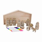 Mudpie Color Yourself Wood Nativity