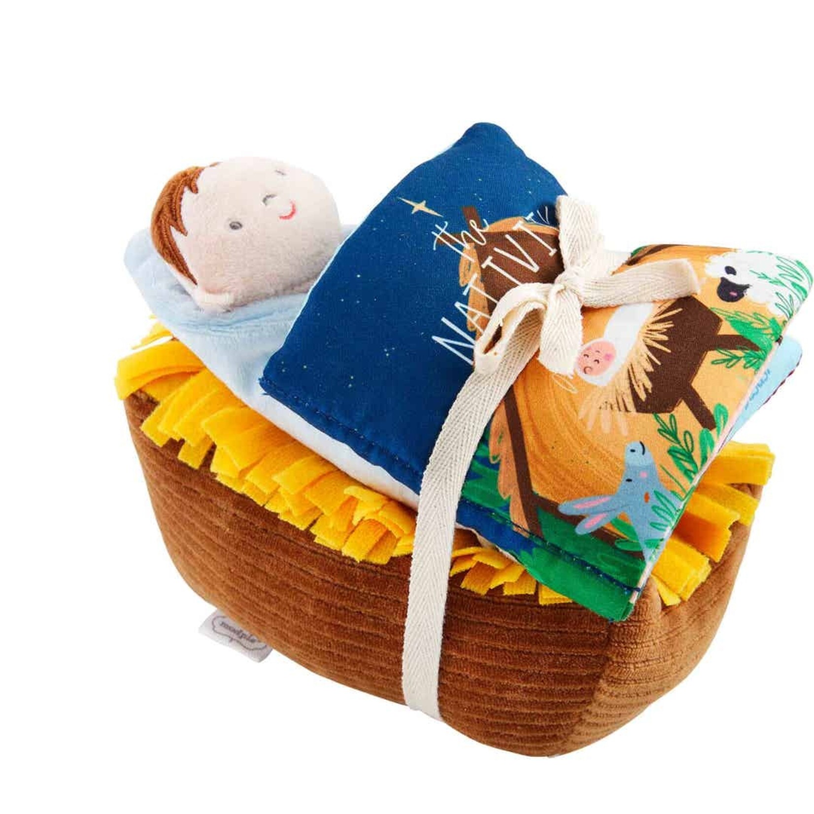 Mudpie Nativity Plush w/ Book