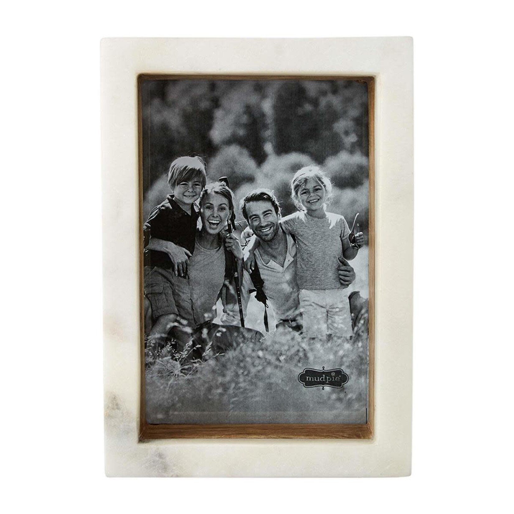 Mudpie Marble + Wood Shadow Box 4x6