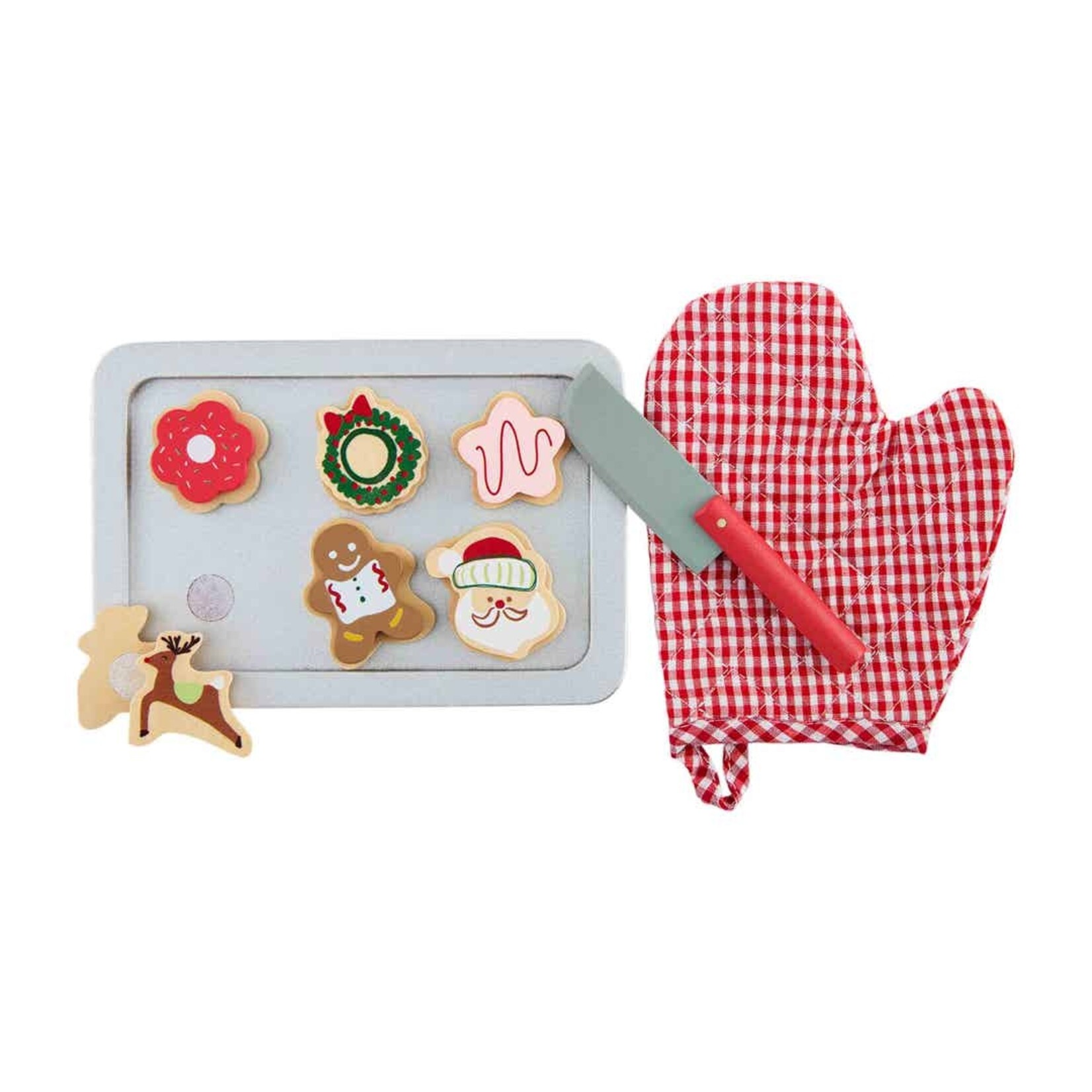 Mudpie Christmas Cookie Wood Toy Set