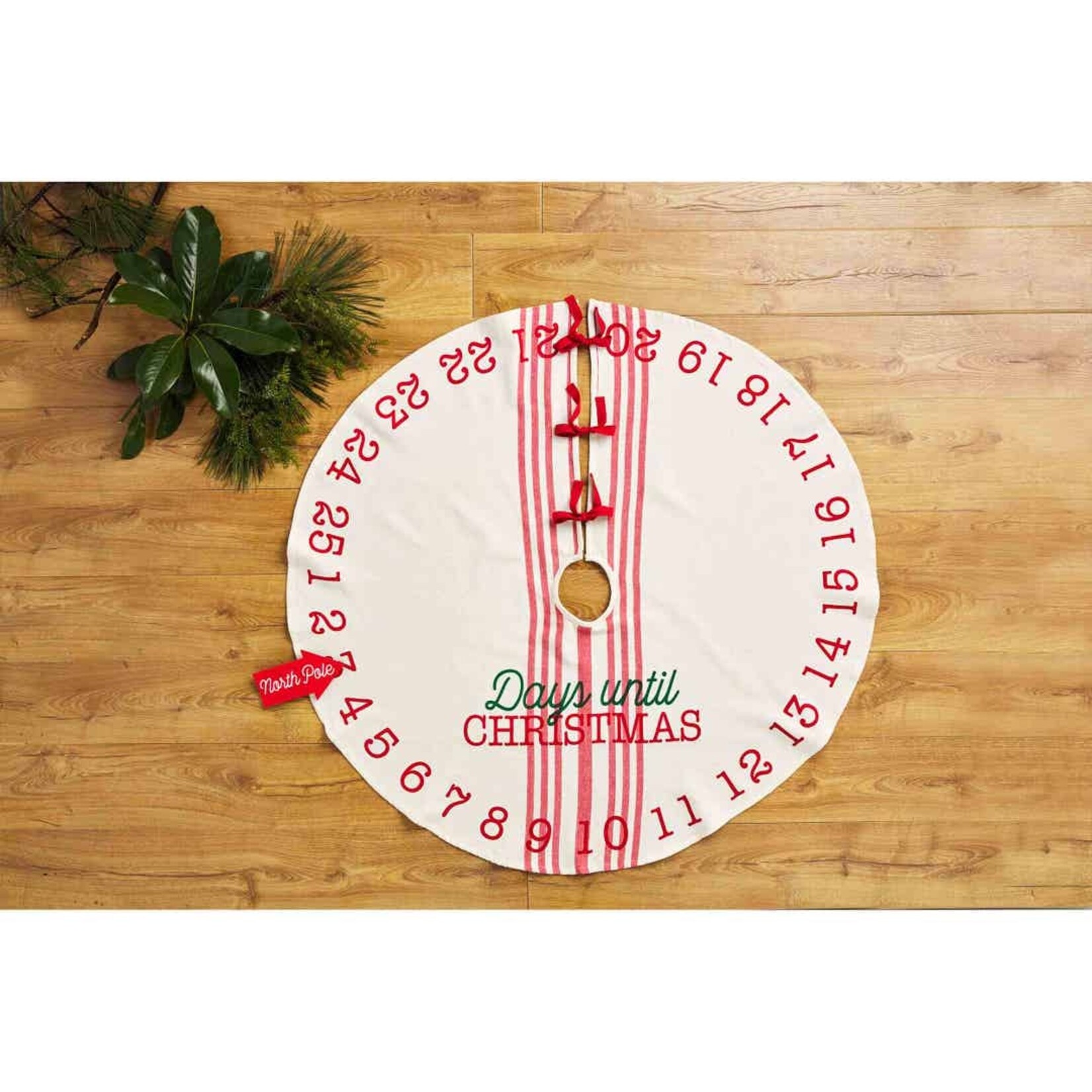 Mudpie Countdown Christmas Tree Skirt