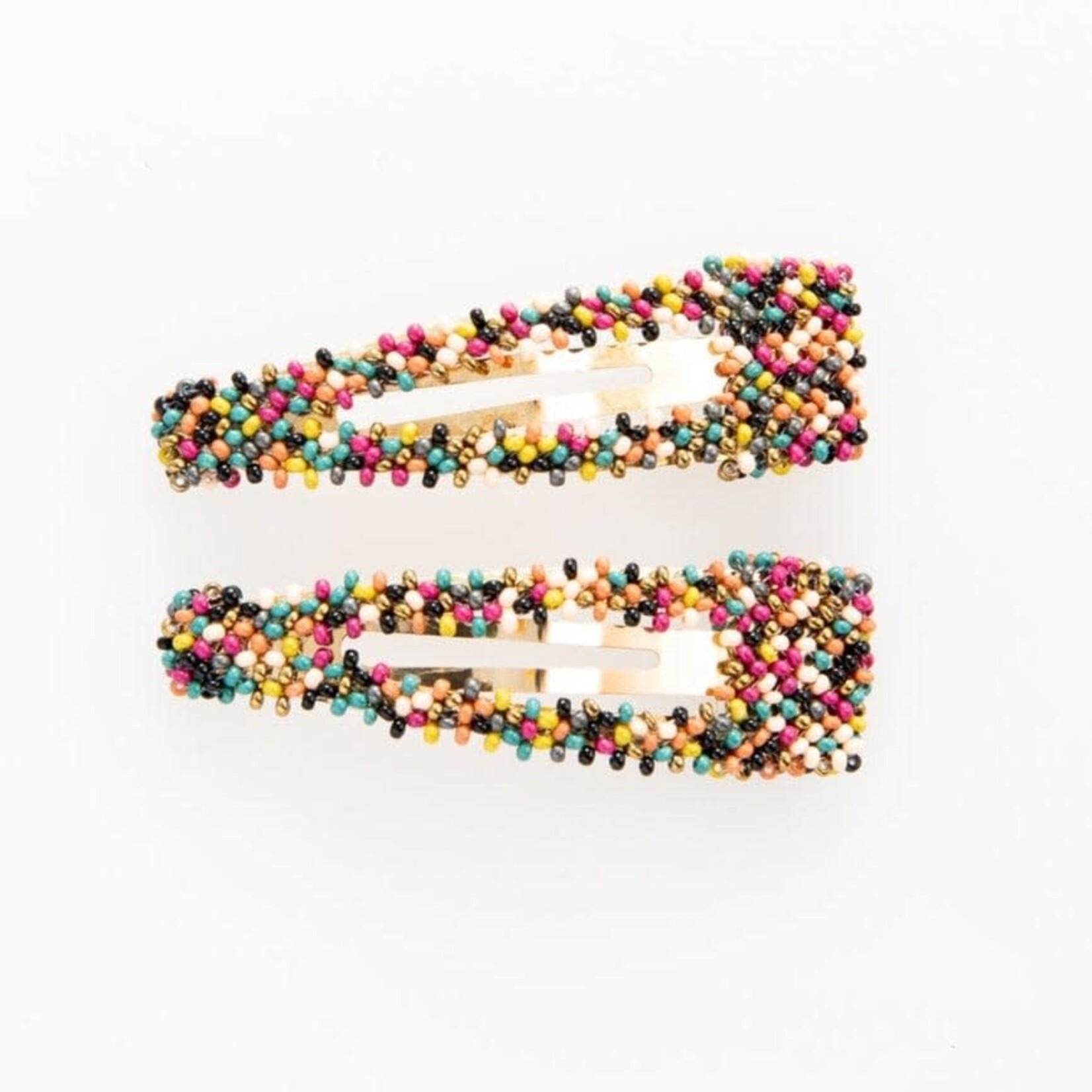 Ink + Alloy Beaded Hair Clip