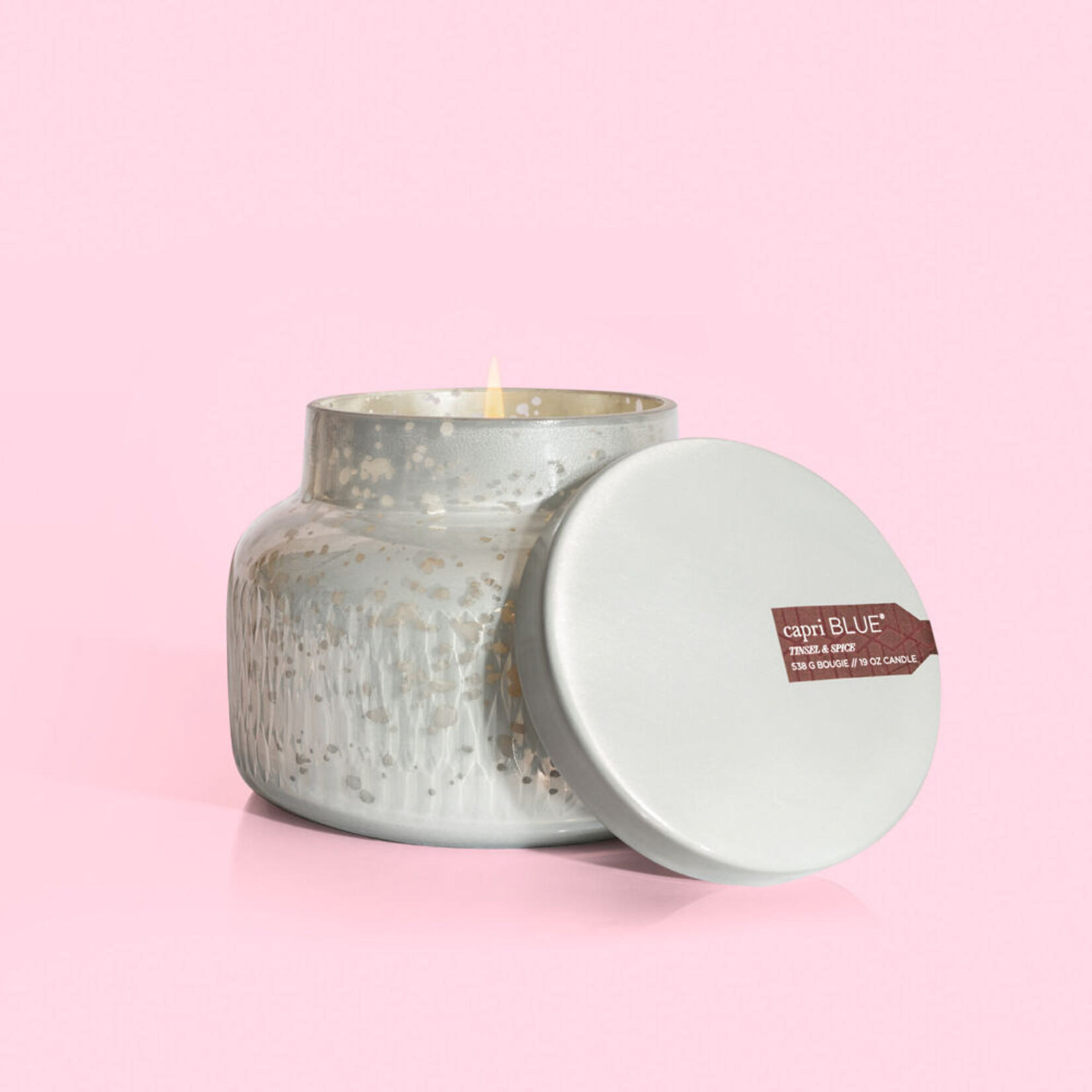 Capri Blue Mercury Etched Candle