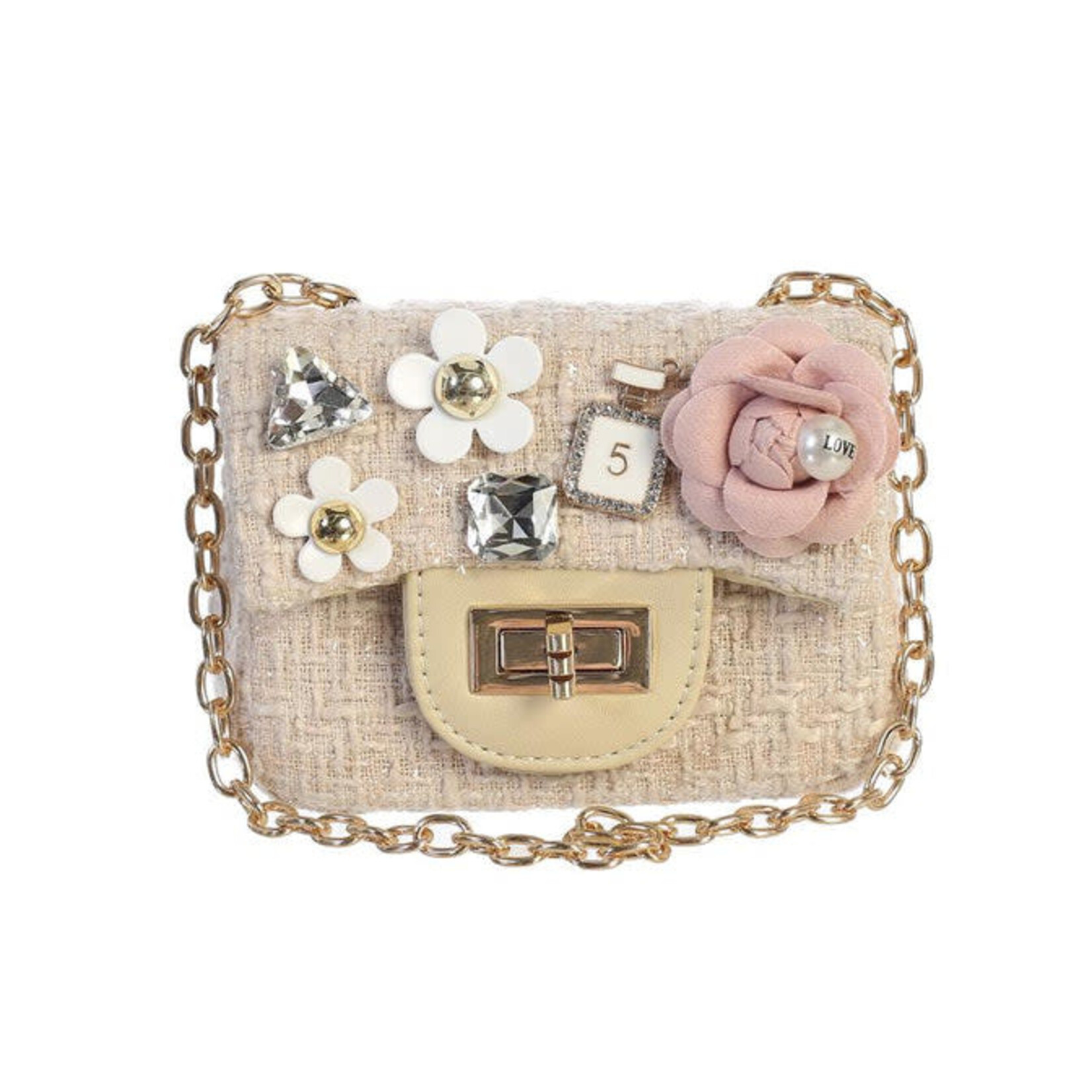 DearEllie Mini Tweed Purse
