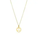 E Newton 16in Necklace Gold- Guardian Angel Small Charm
