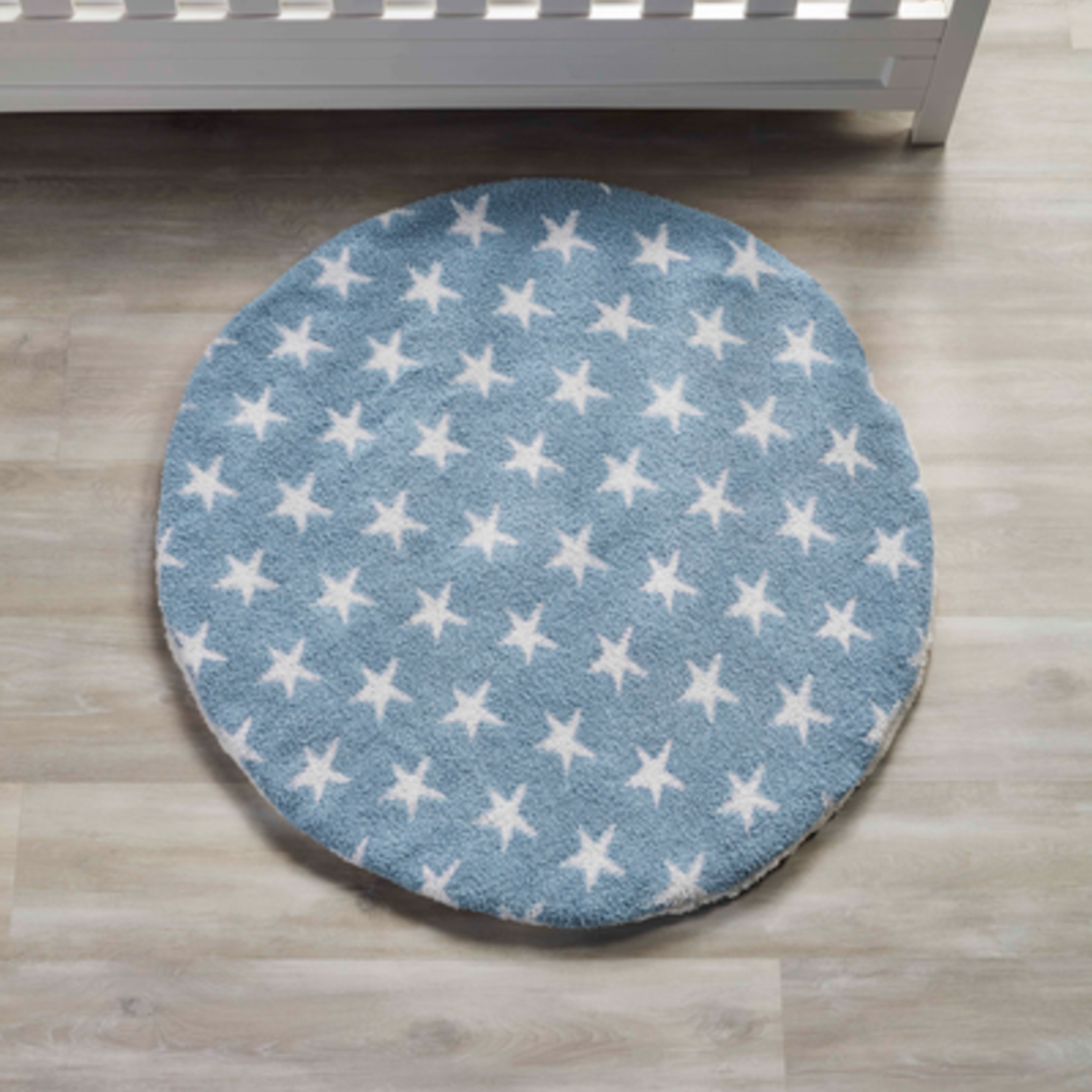 Mudpie Chenille Star Play Mat, Blue