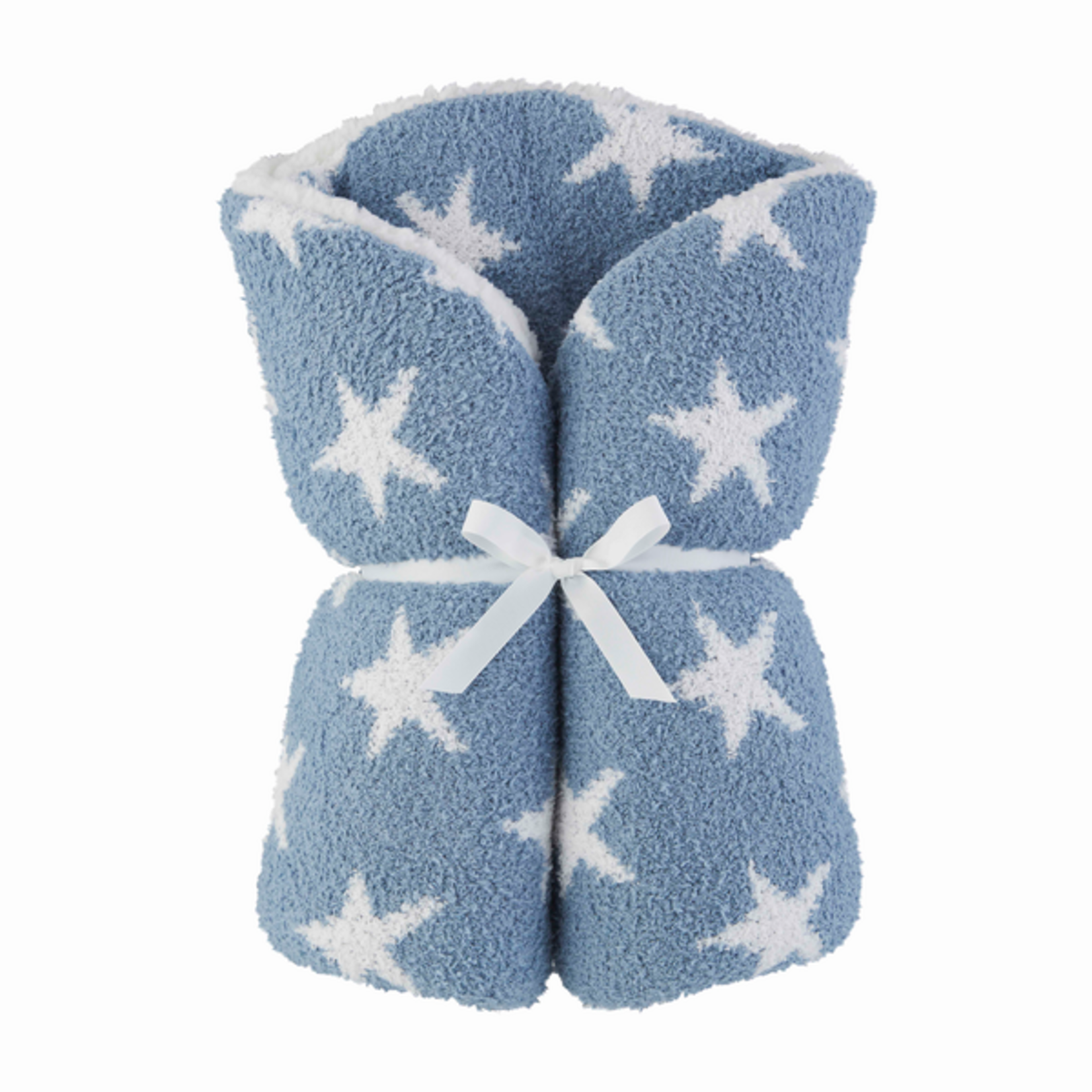 Mudpie Chenille Star Play Mat, Blue