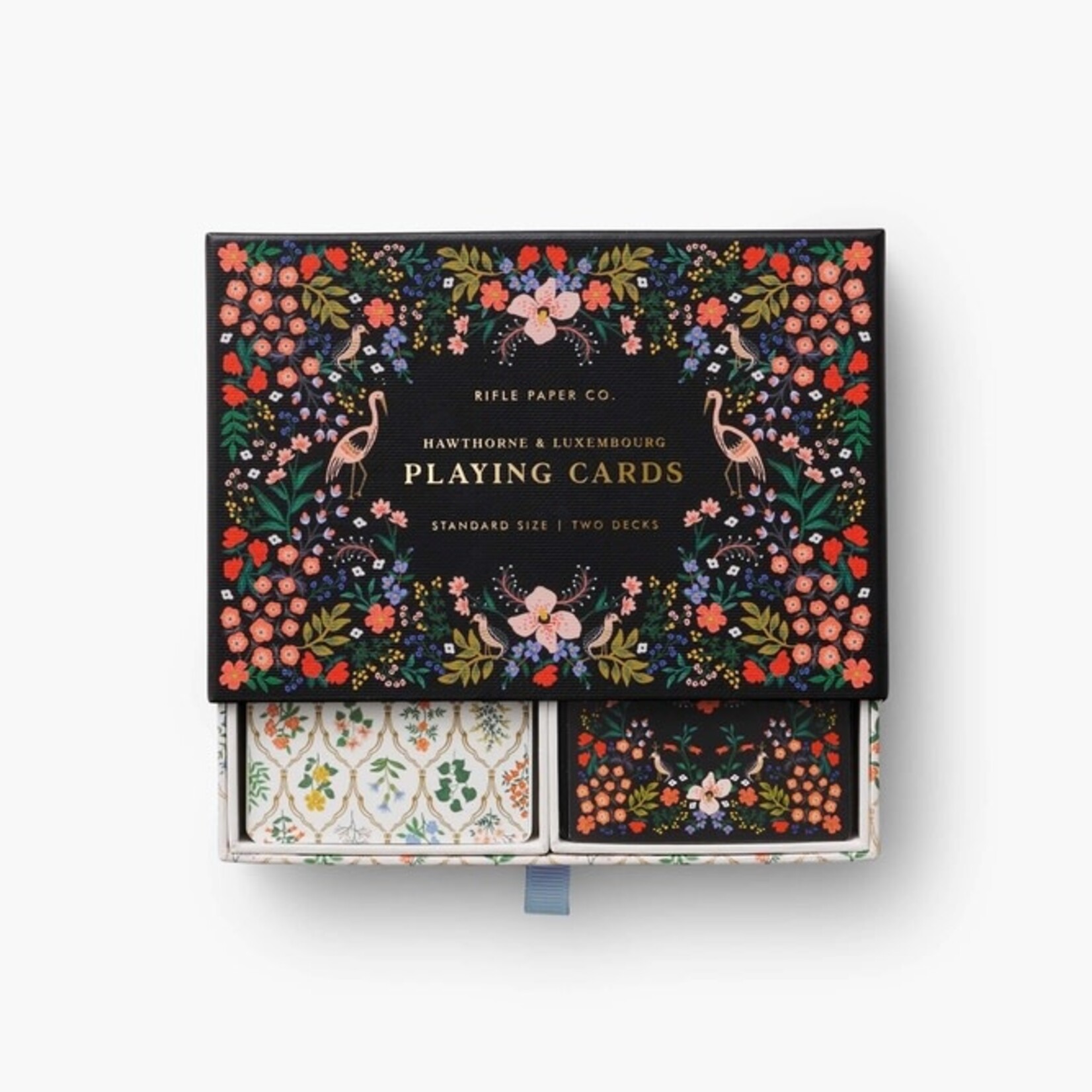 Rifle Paper Co Hawthorne Two-Deck Playing Cards