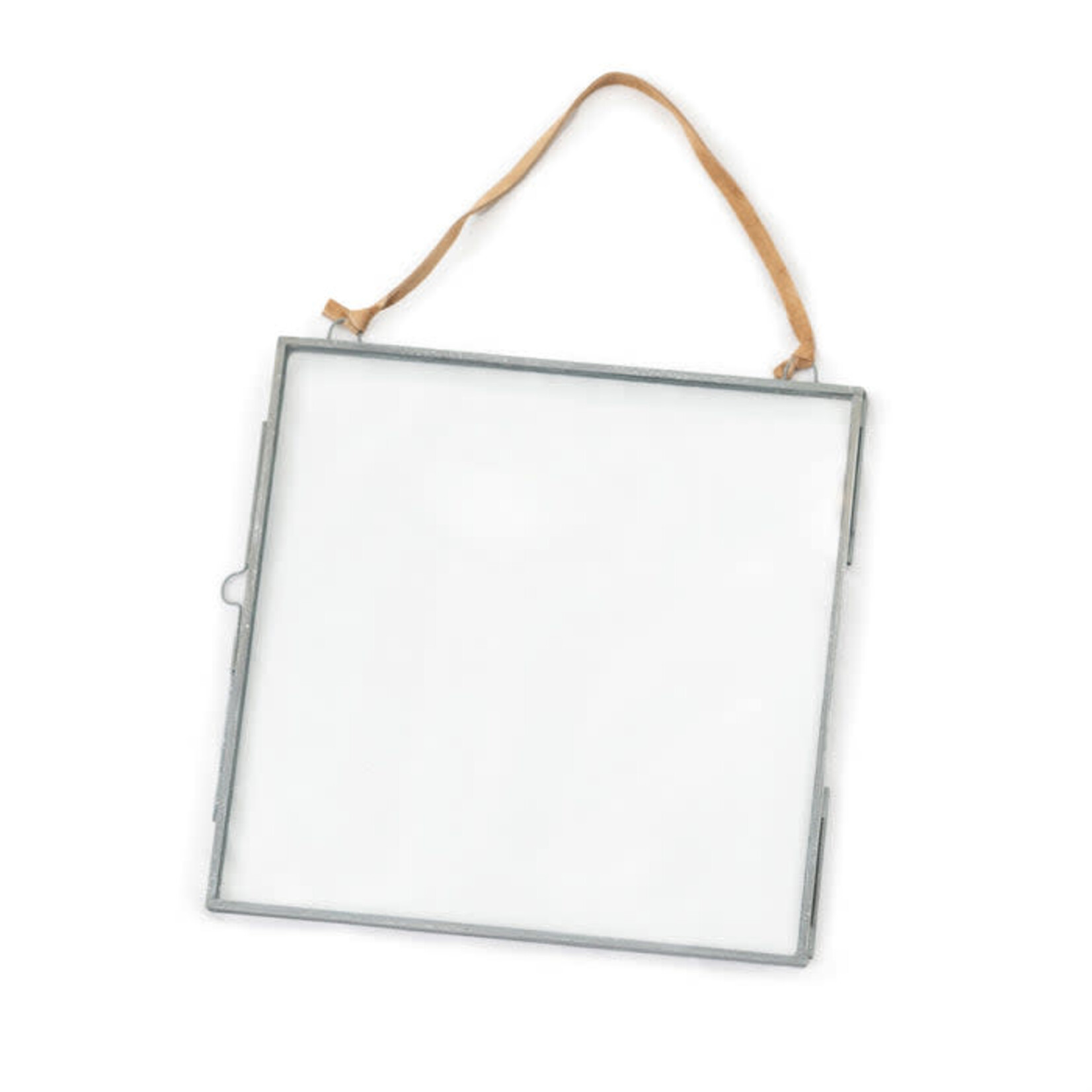 SugarBoo 10x10 Hanging Glass & Metal Picture Frame