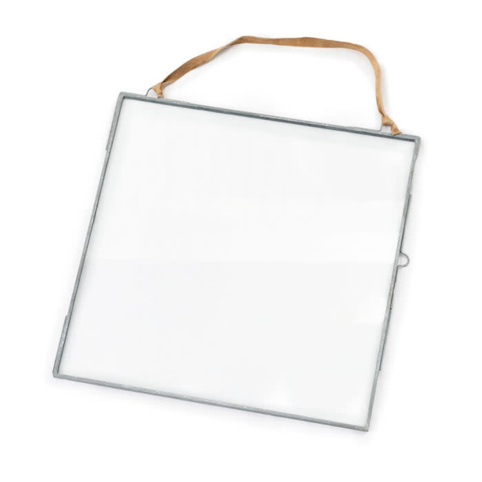 SugarBoo 15x15 Hanging Glass & Metal Picture Frame