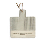 SugarBoo Marble + Wood Cutting/Serving Board first we eat