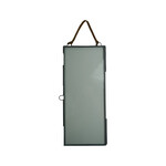 SugarBoo 5x12 Vertical Hanging Glass & Metal Picture Frame