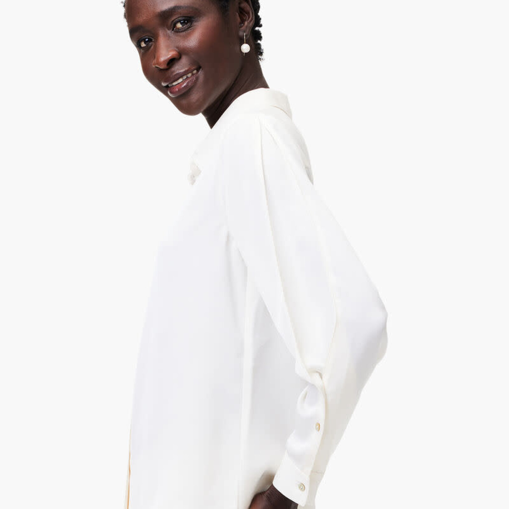 Nic + Zoe Satin Chiffon Shirt