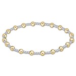 E Newton Classic Sincerity 4MM Bracelet mixed metal