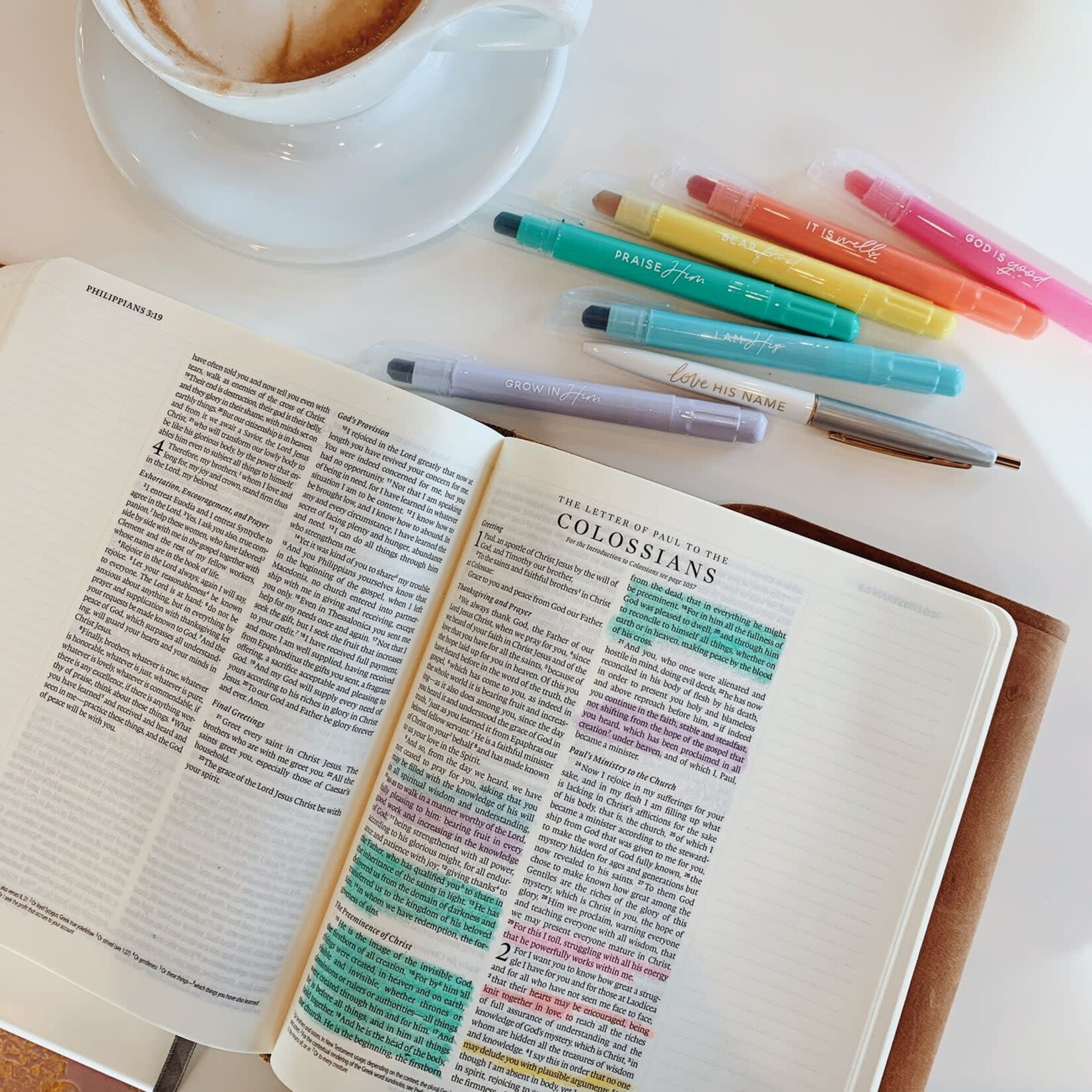 DailyGrace Pastel Bible Highlighter Set