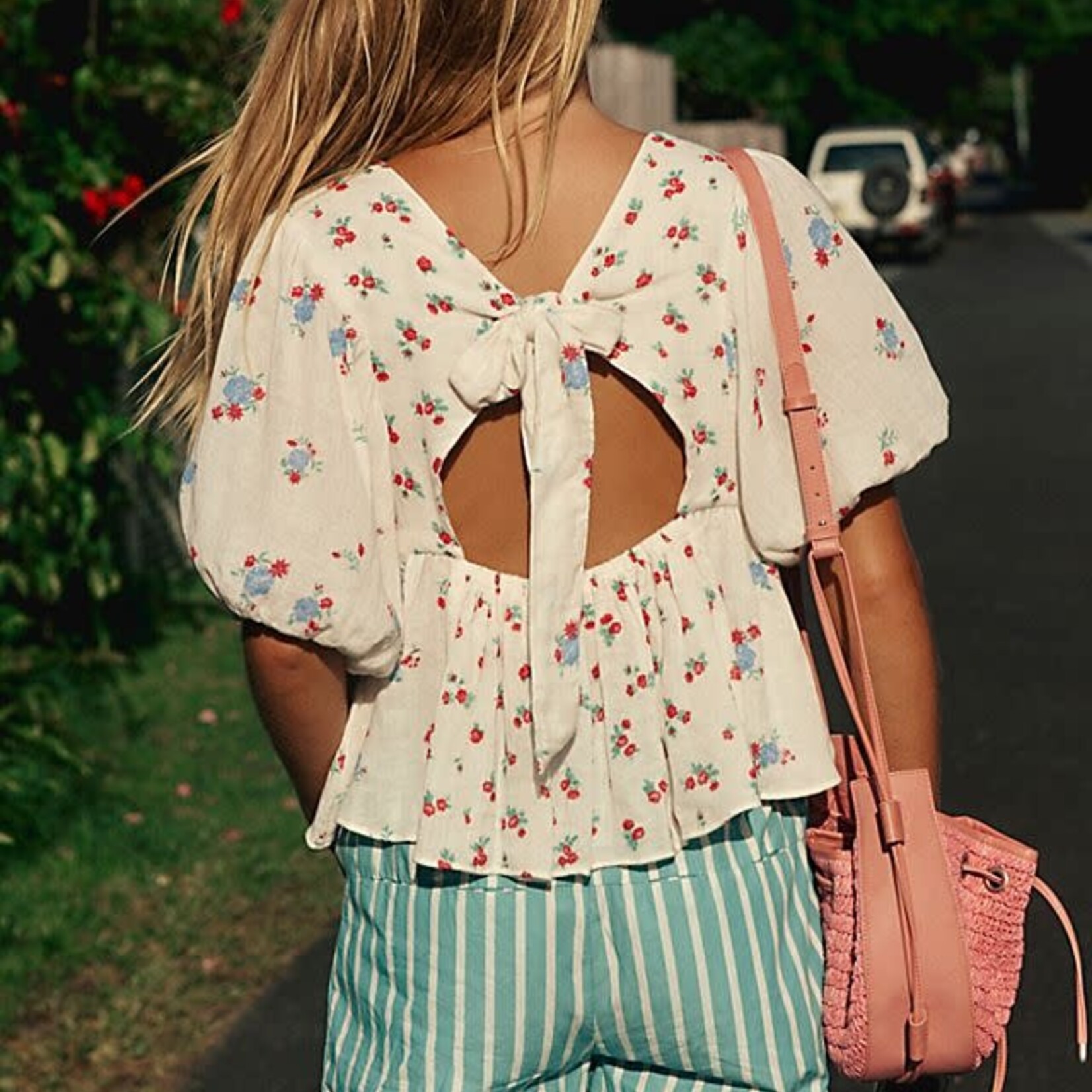 Free People Chloe Printed Top
