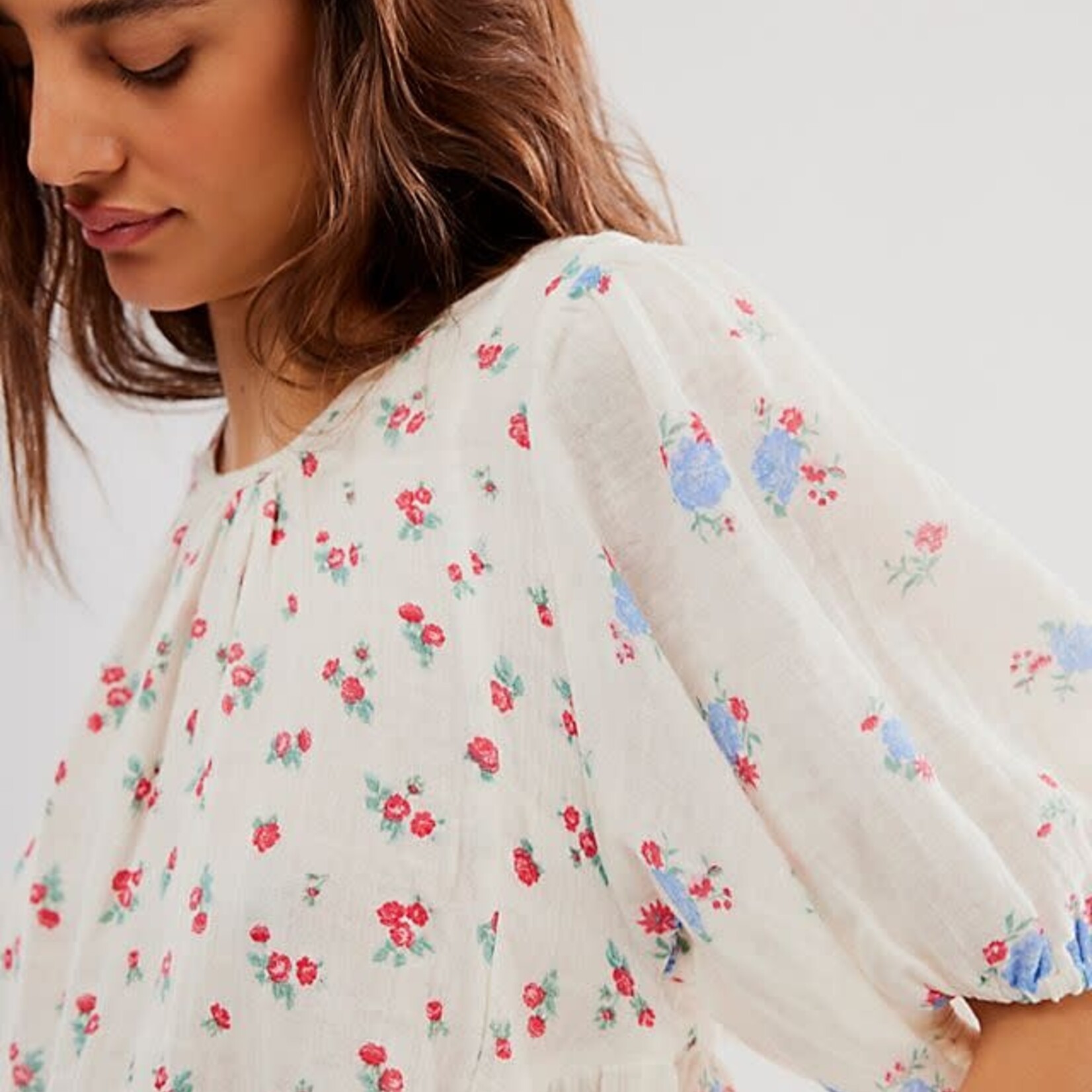 Free People Chloe Printed Top