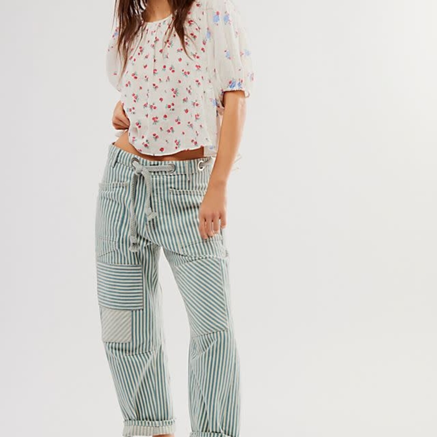 Free People Chloe Printed Top