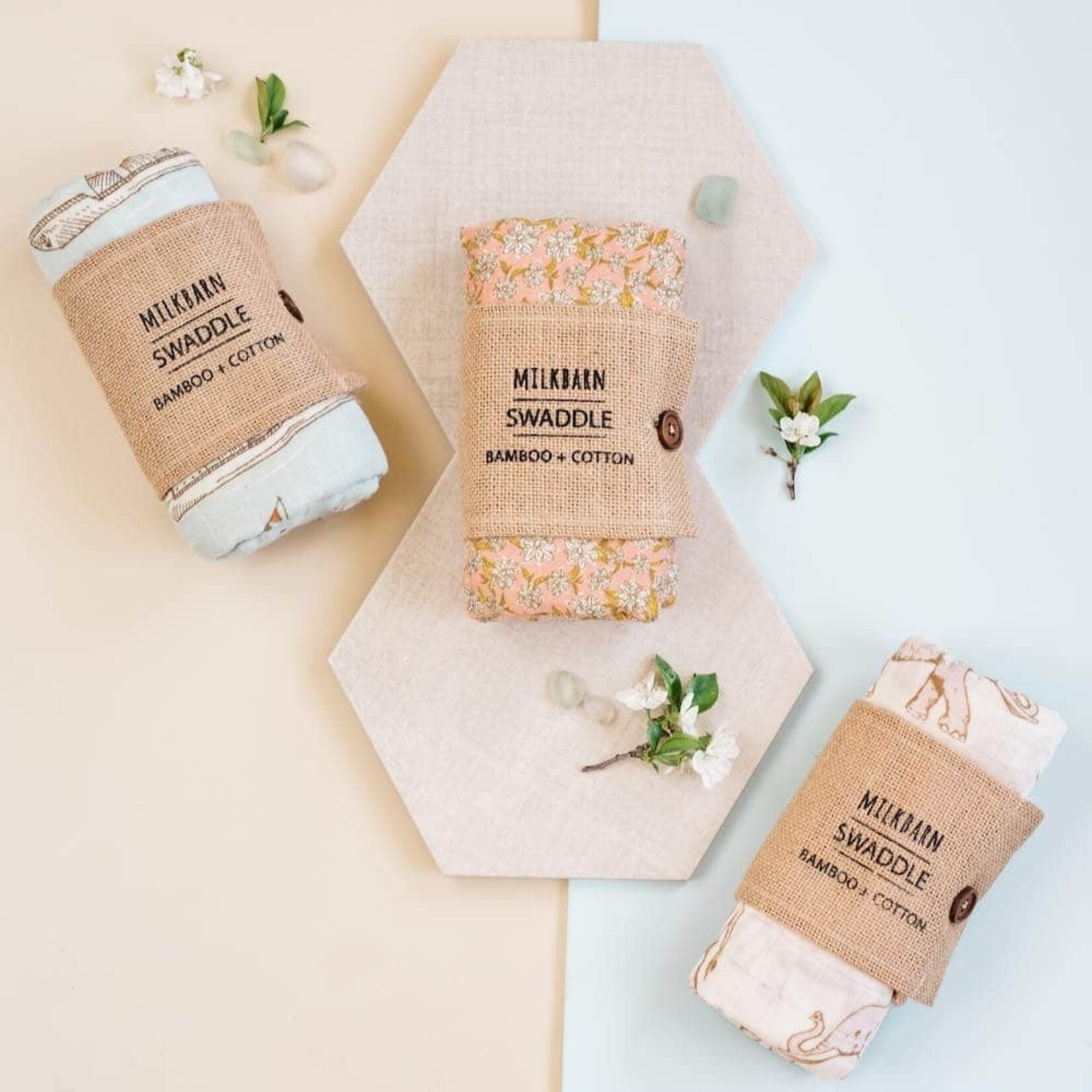 Bamboo+Cotton Swaddle