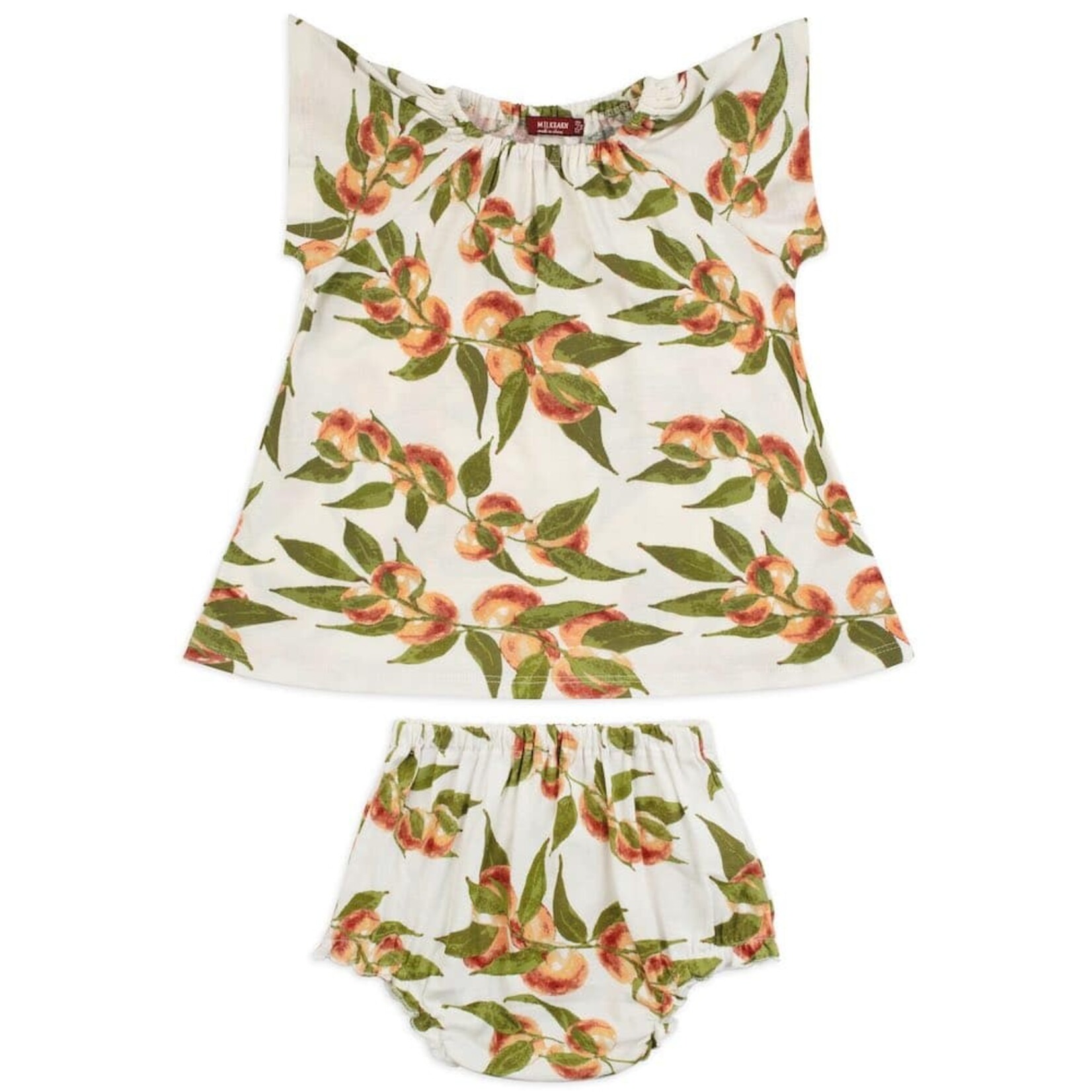 Organic Cotton SS Dress + Bloomer Set