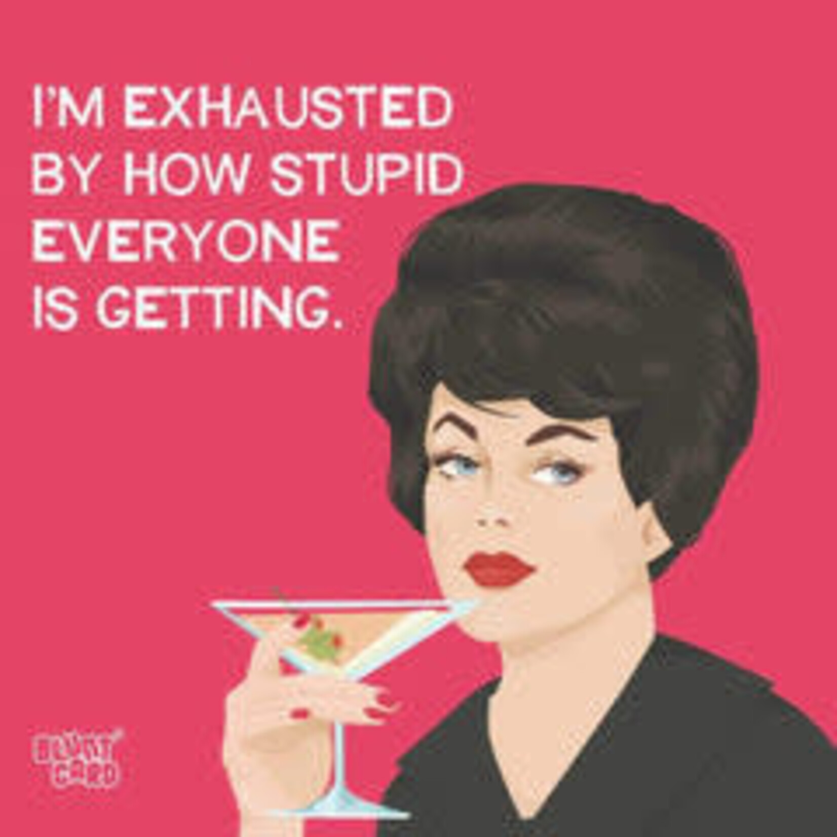 Cocktail Napkins Humorous 50's