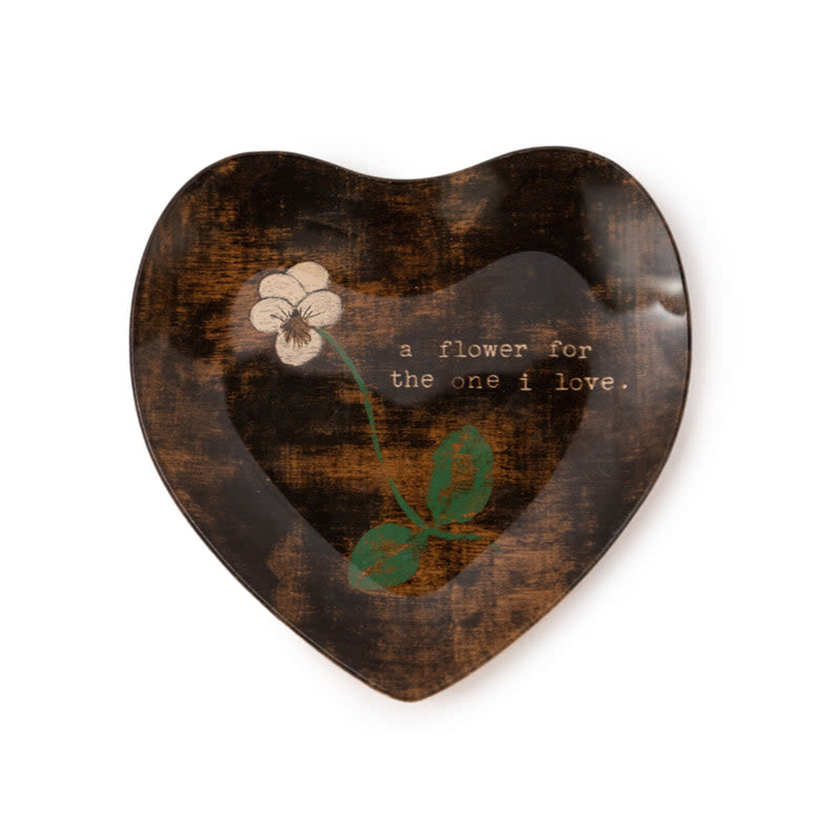 SugarBoo Small Heart Decoupage Plate