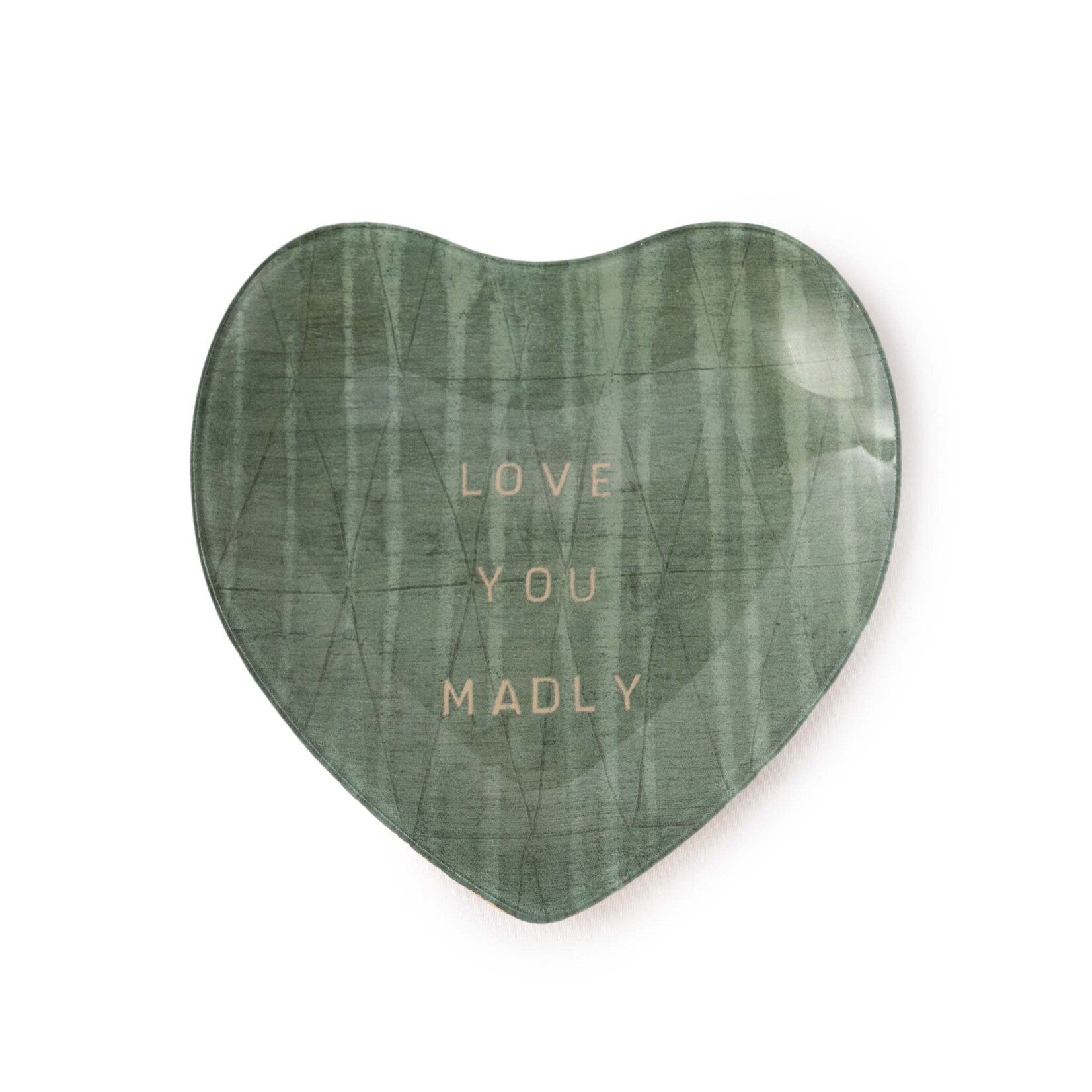 SugarBoo Small Heart Decoupage Plate