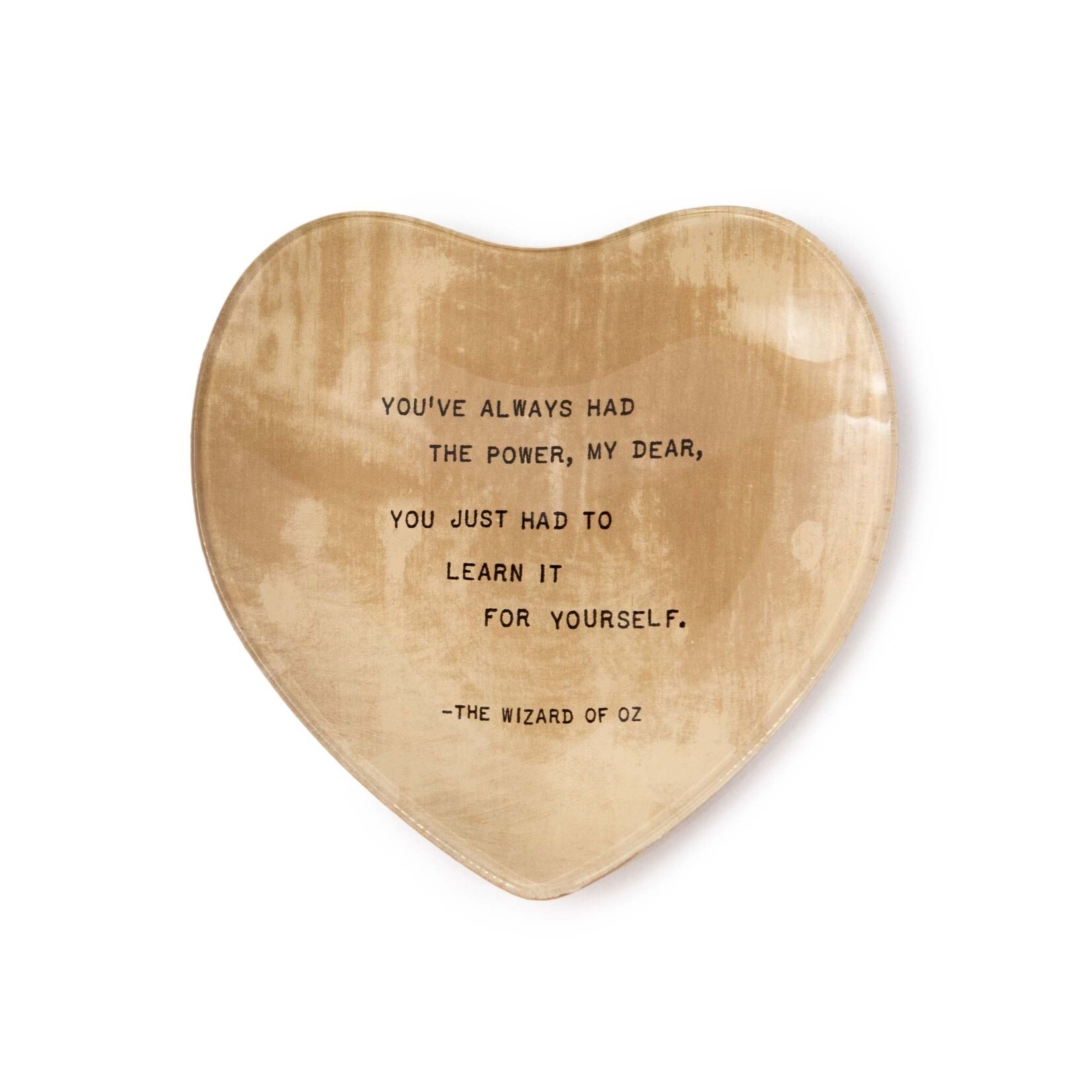 SugarBoo Small Heart Decoupage Plate