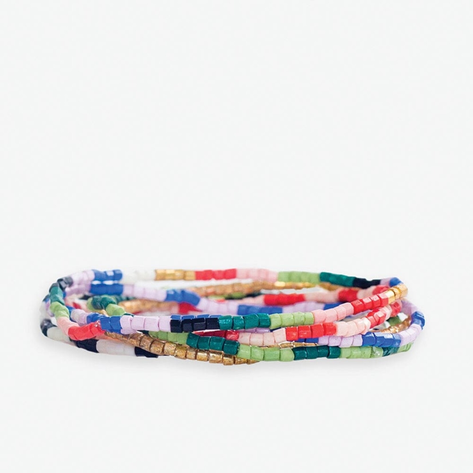 Ink + Alloy Macy Six Strand Luxe Beaded Bracelet Set