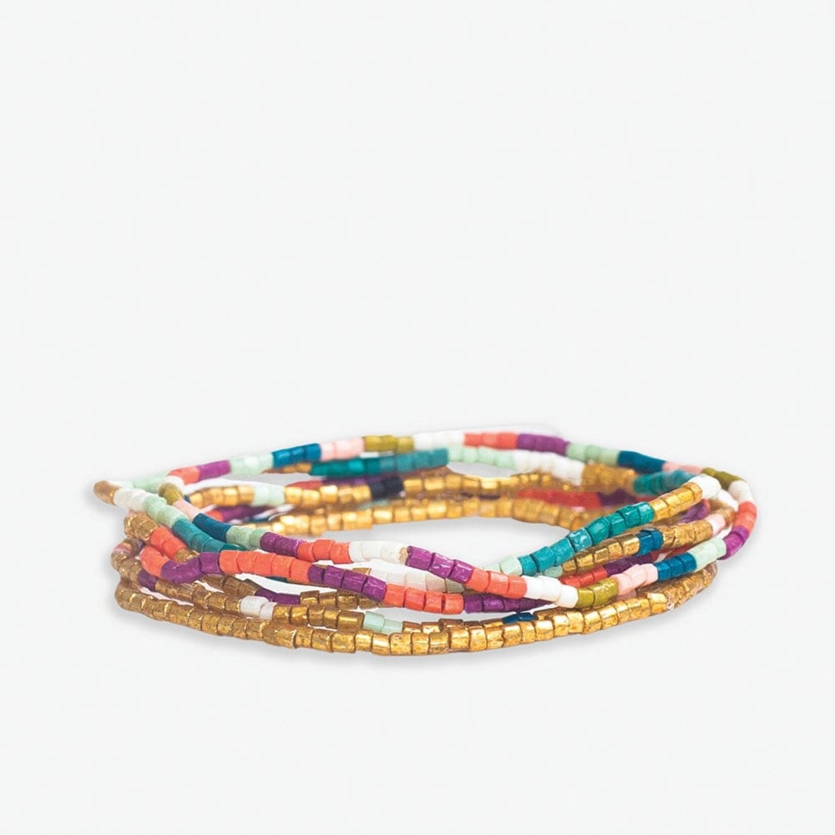 Ink + Alloy Macy Six Strand Luxe Beaded Bracelet Set