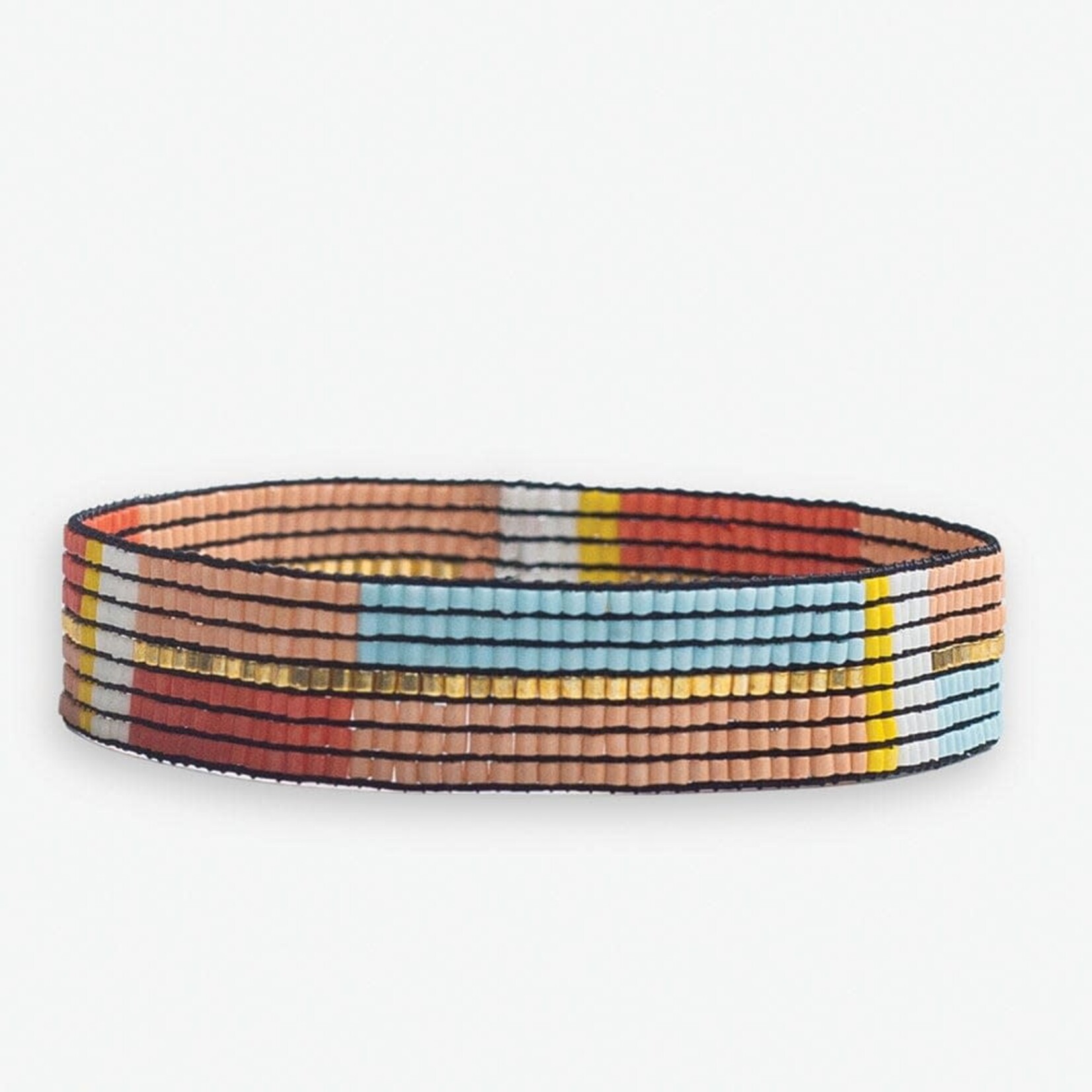 Ink + Alloy Alex Small Beaded Stretch Bracelet
