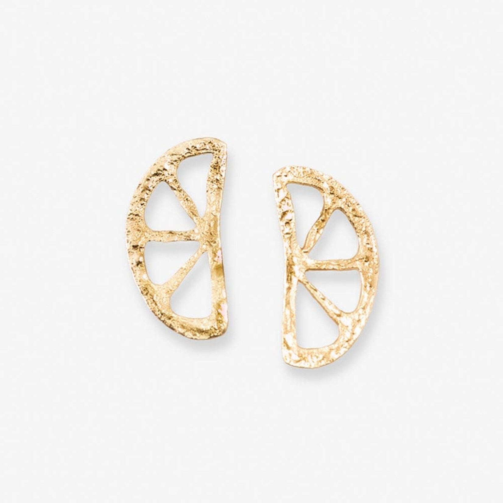 Ink + Alloy Lemon Wedge Post Earring