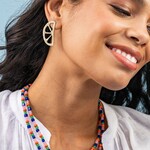 Ink + Alloy Lemon Wedge Post Earring