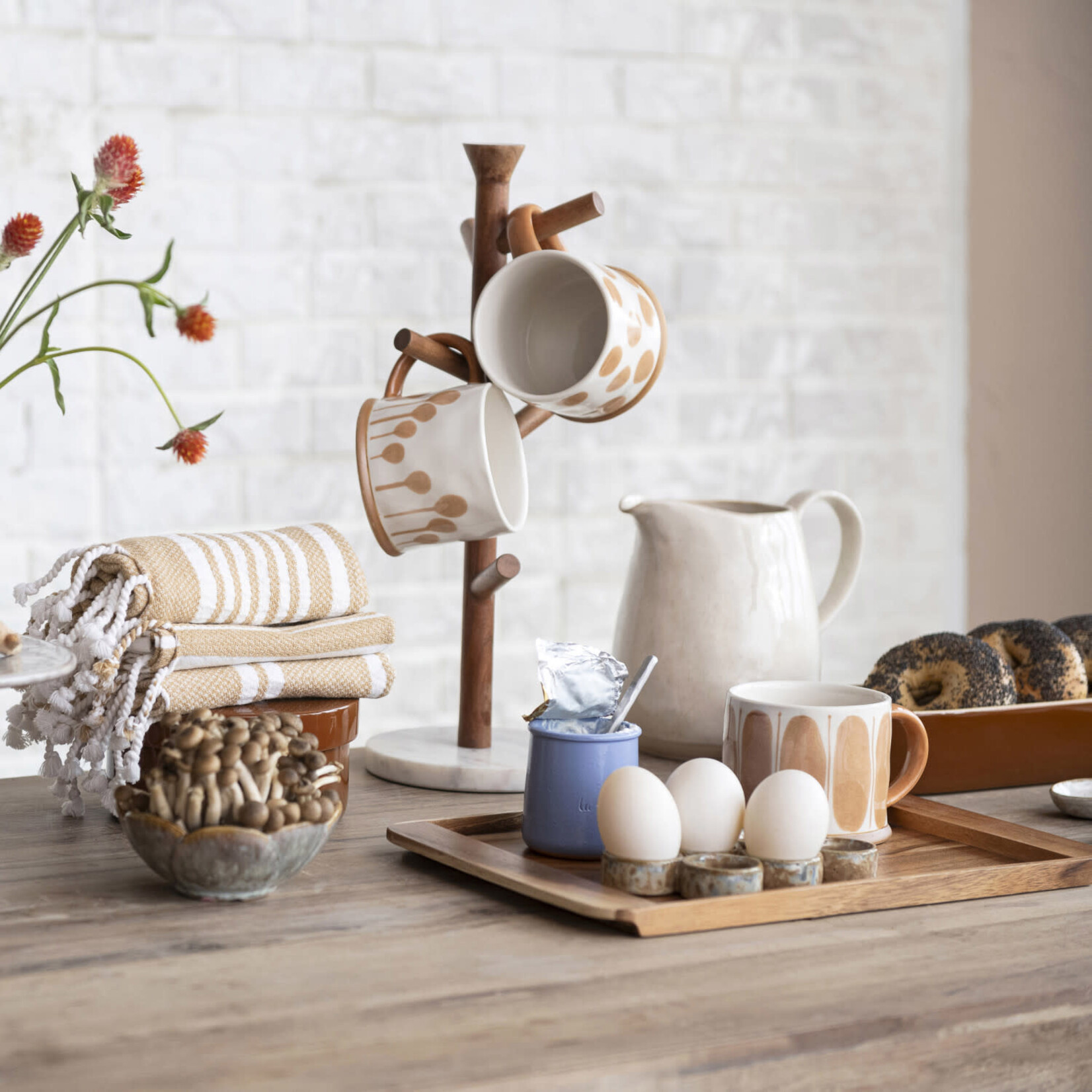 Wood + Marble Mug Tree