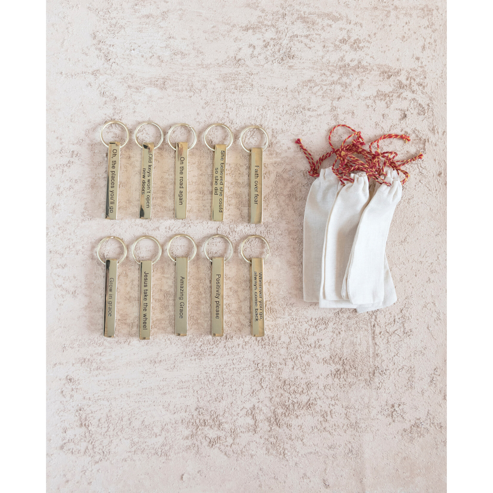 Sentimental Metal Key Chain