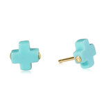 E Newton Signature Cross Stud
