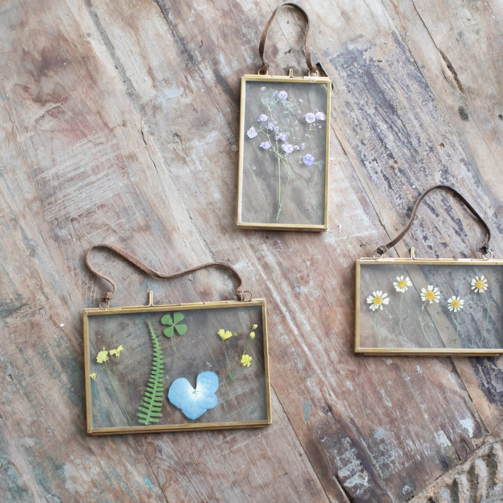 SugarBoo Brass Picture Frame, Vertical 3x5
