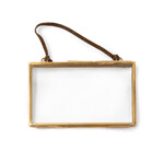 SugarBoo Brass Picture Frame, Horizontal 5x3