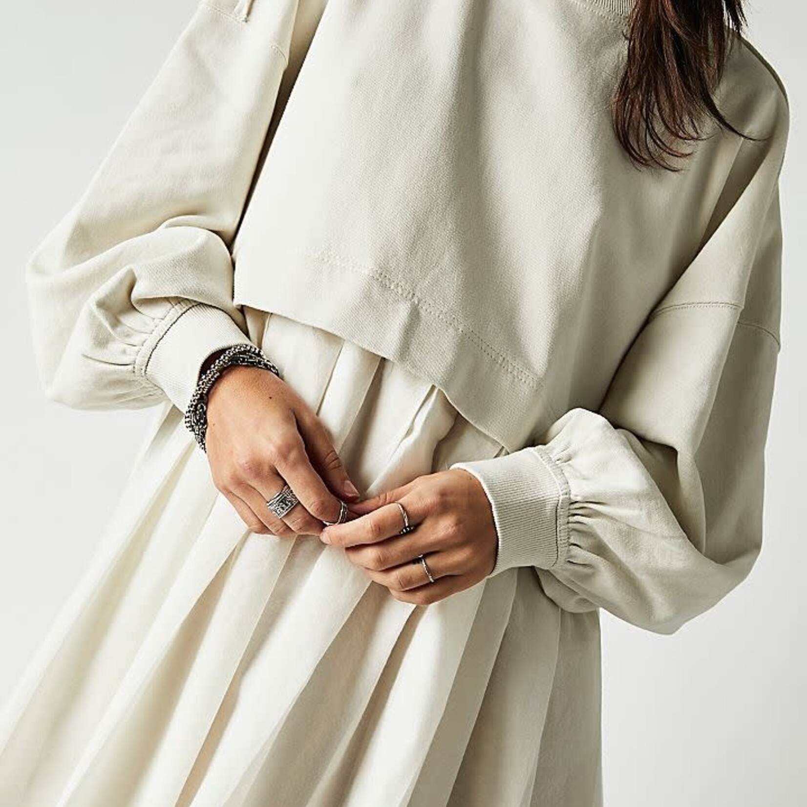 Free People Eleanor Sweatshirt Dress