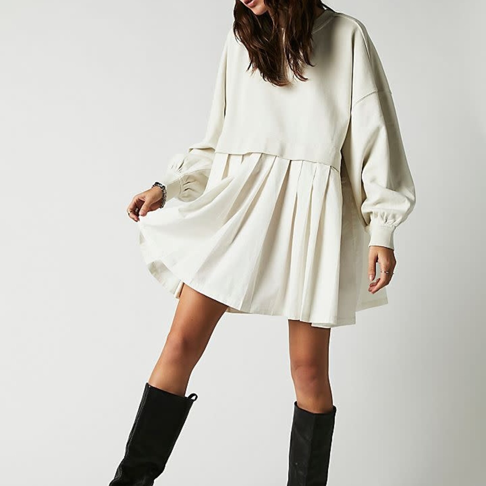 Free People Eleanor Sweatshirt Dress