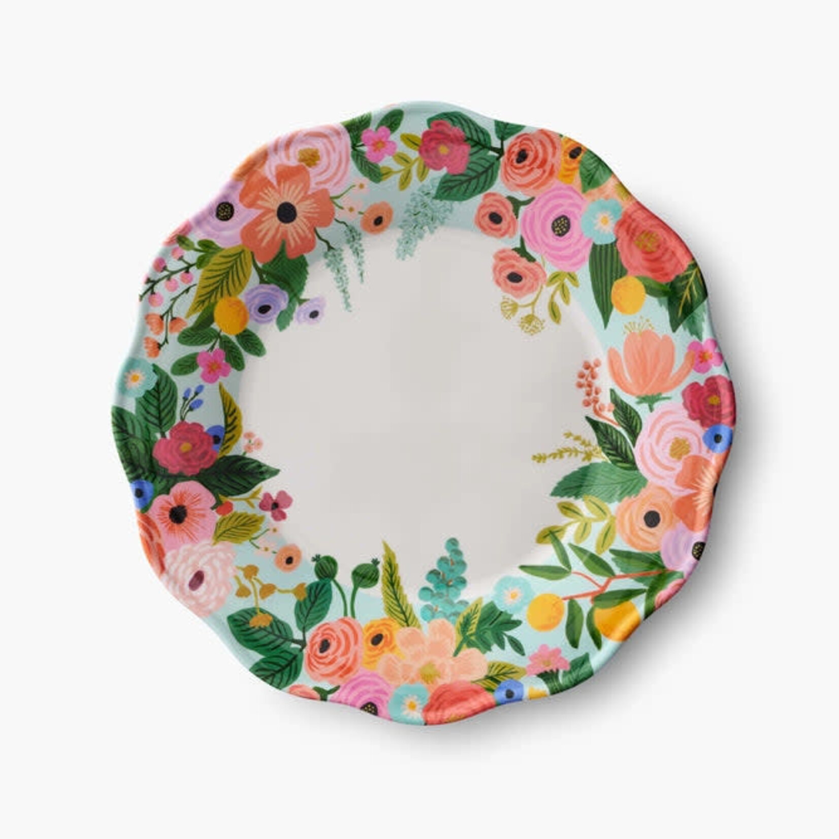 Rifle Paper Co Melamine Dinner Plate Garden Party