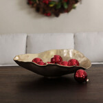 Beatriz Ball Sierra Modern Maia Large Oval Bowl gold