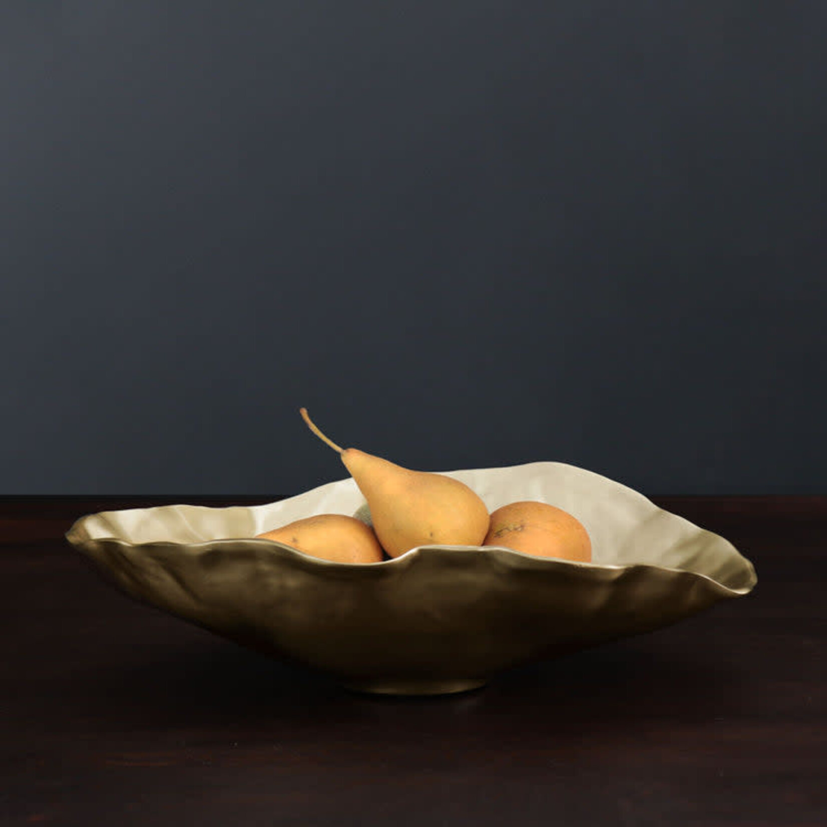 Beatriz Ball Sierra Modern Maia Large Oval Bowl gold