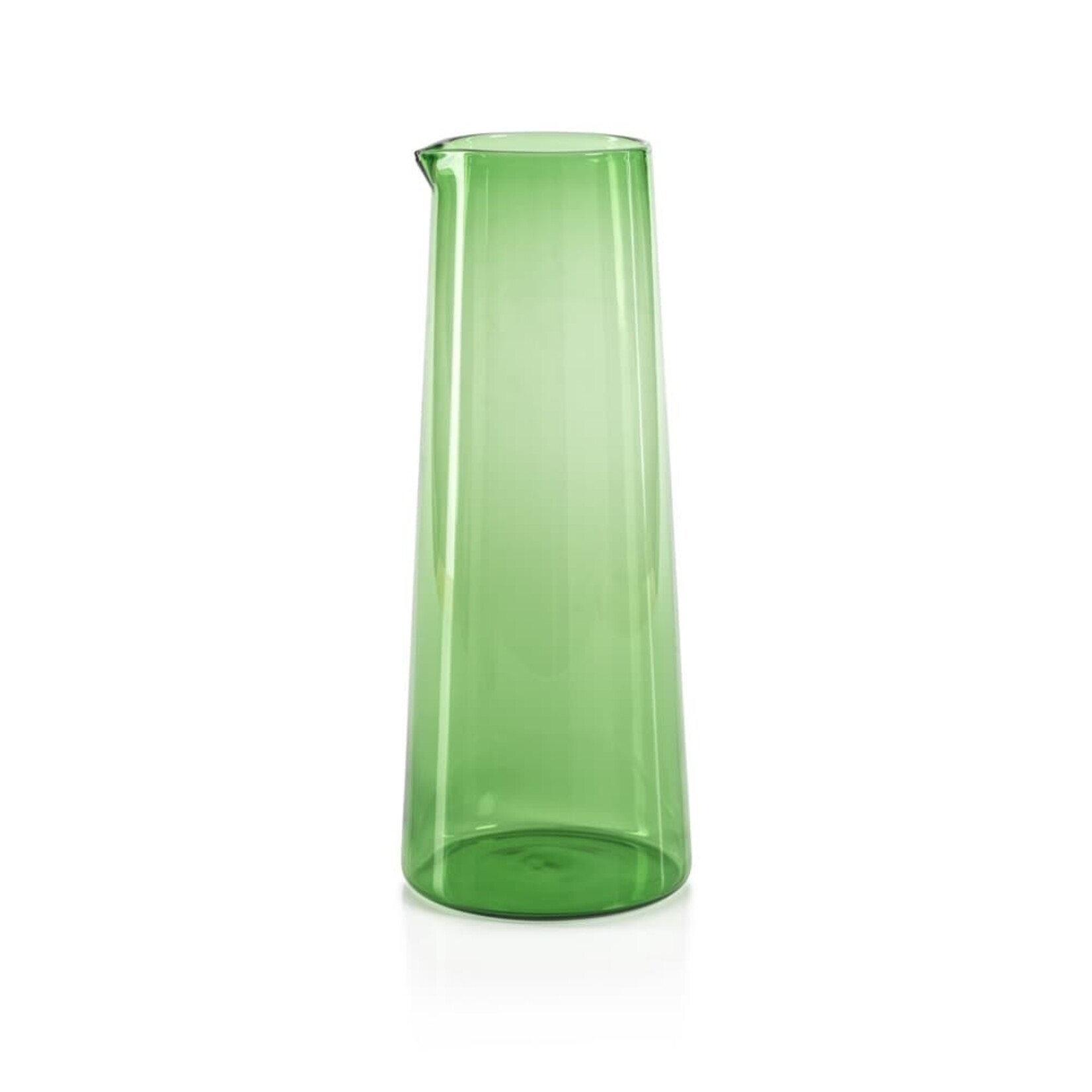 L'Avenue Glass Pitcher fern green