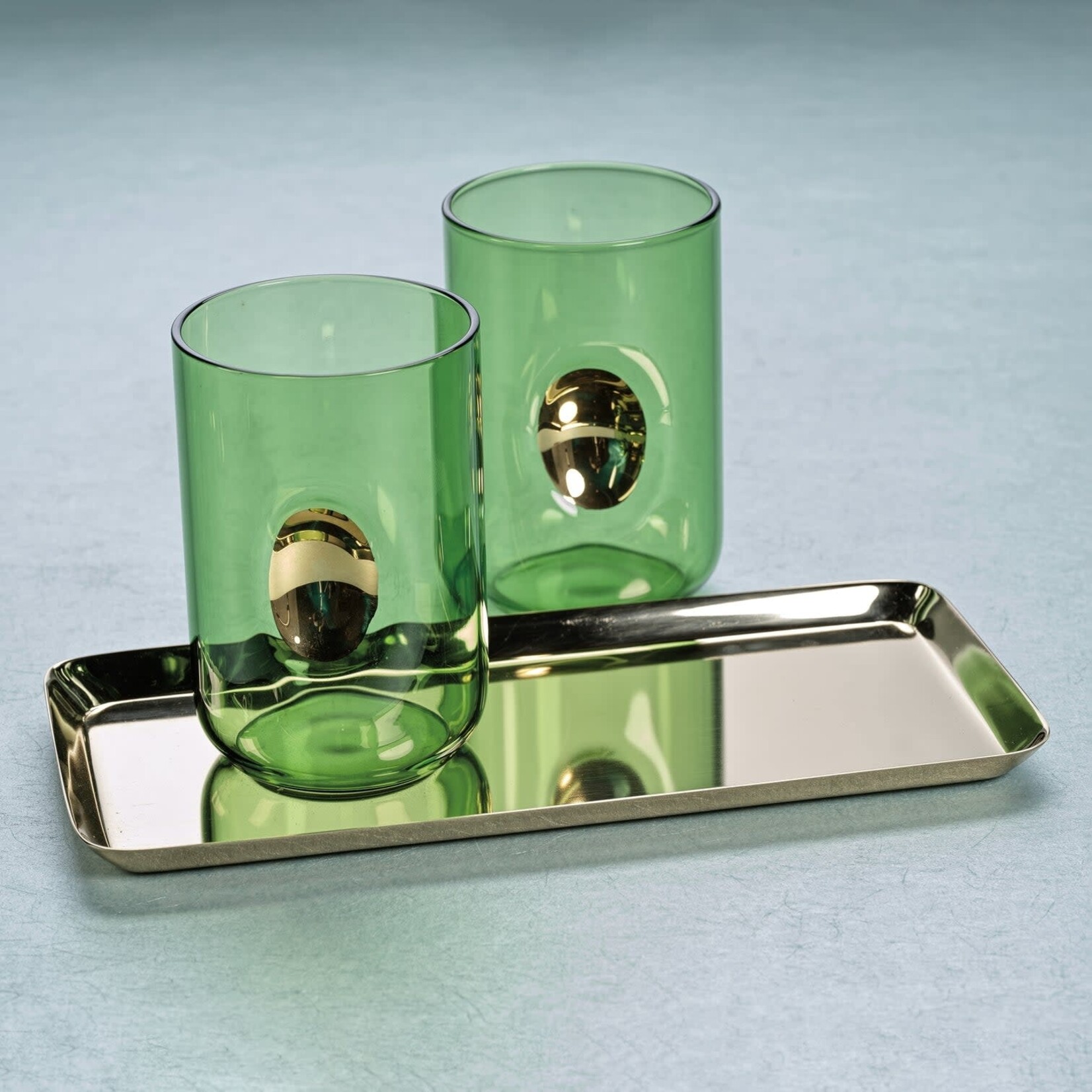 Tumbler + Gold Accent