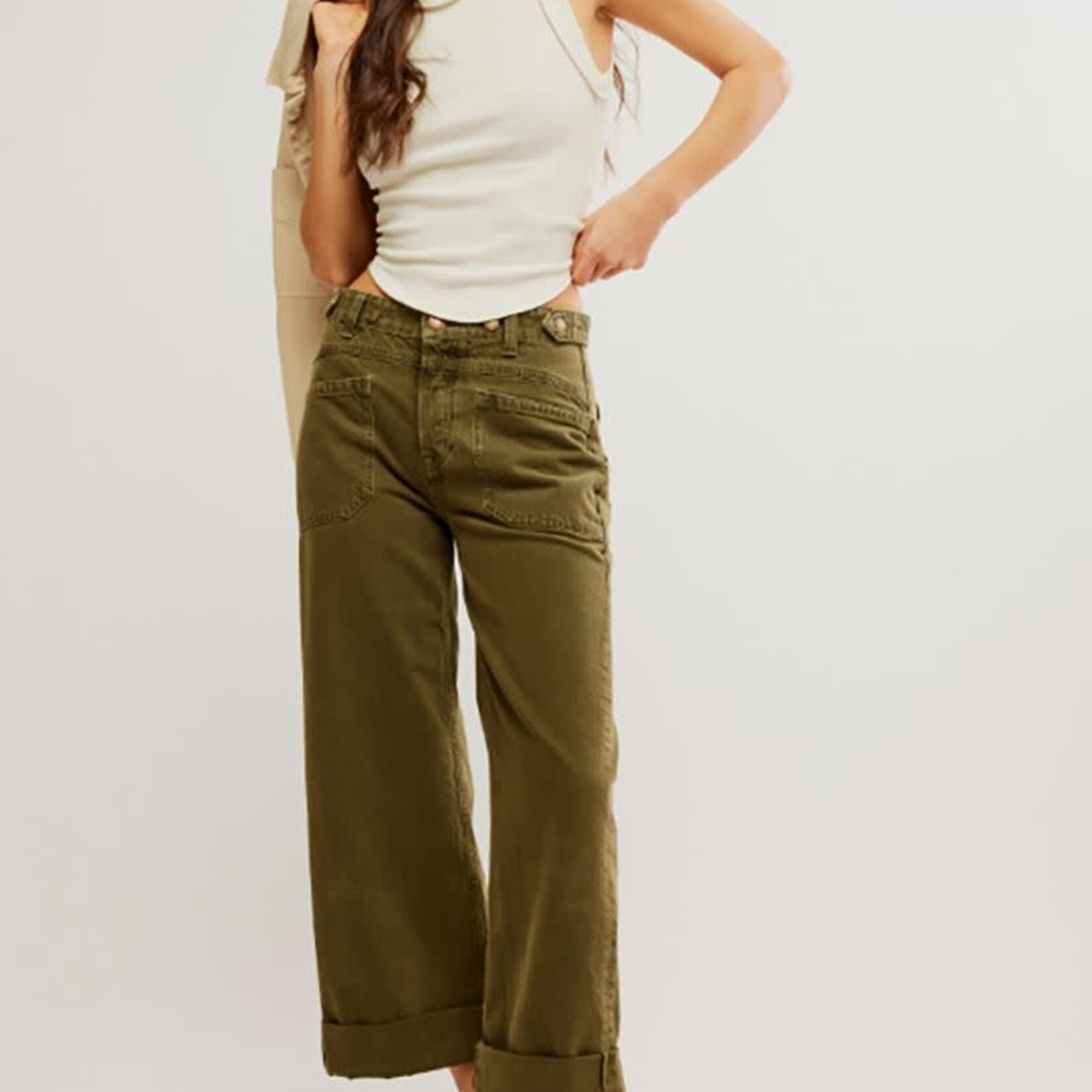 Free People Palmer Cuffed Jean