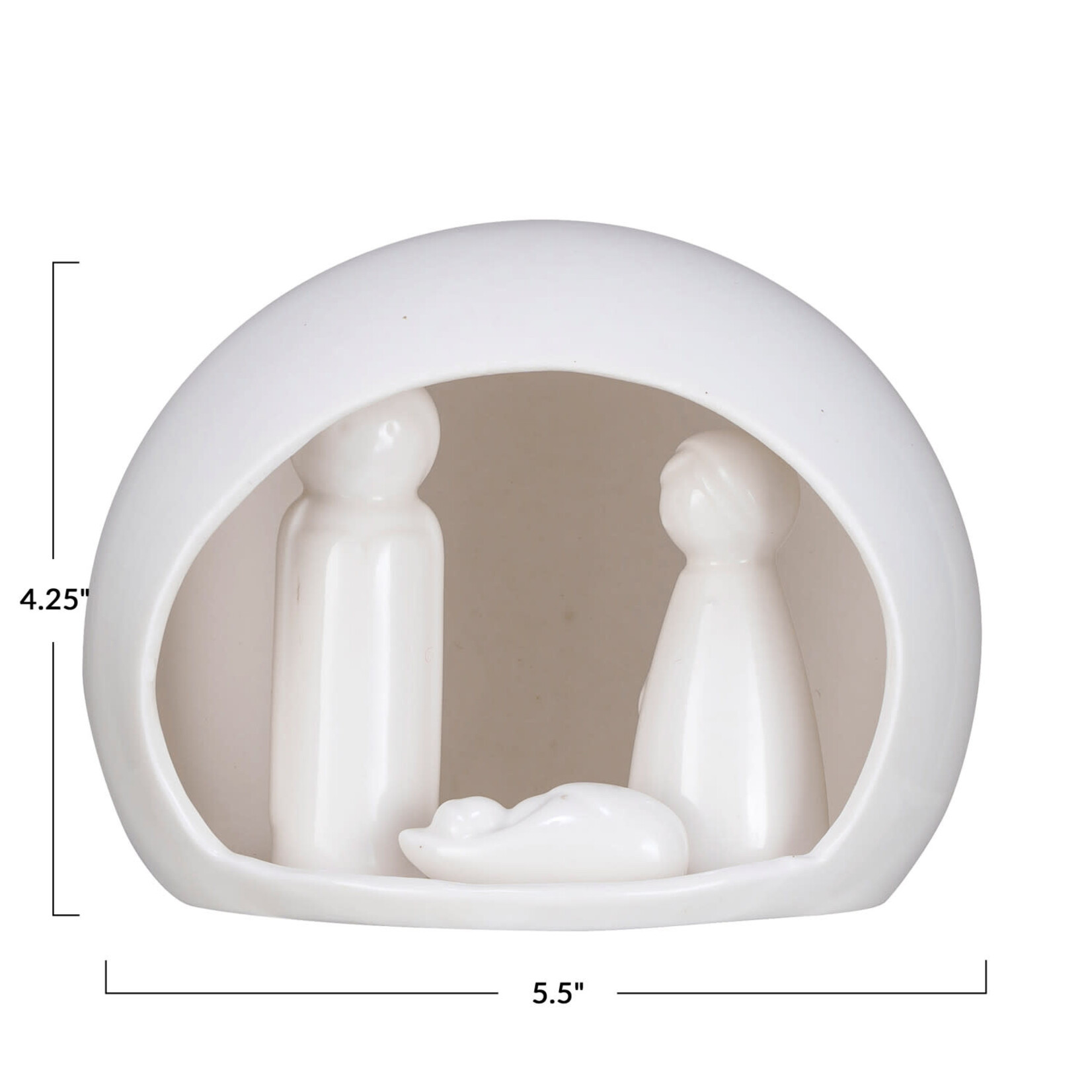 Stoneware Nativity