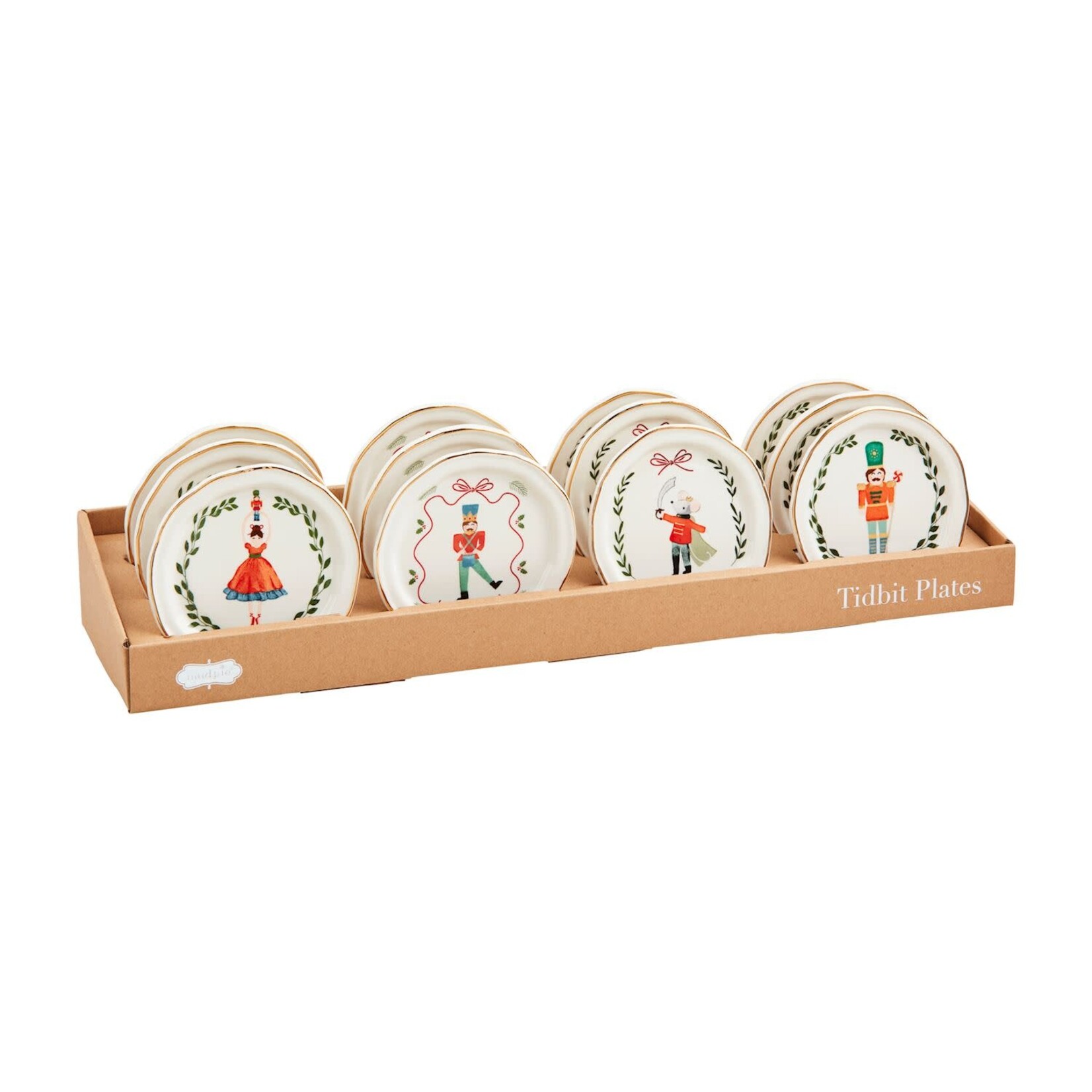 Mudpie Nutcracker Tidbit Plate