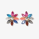 Ink + Alloy Dahlia Post Earring rainbow